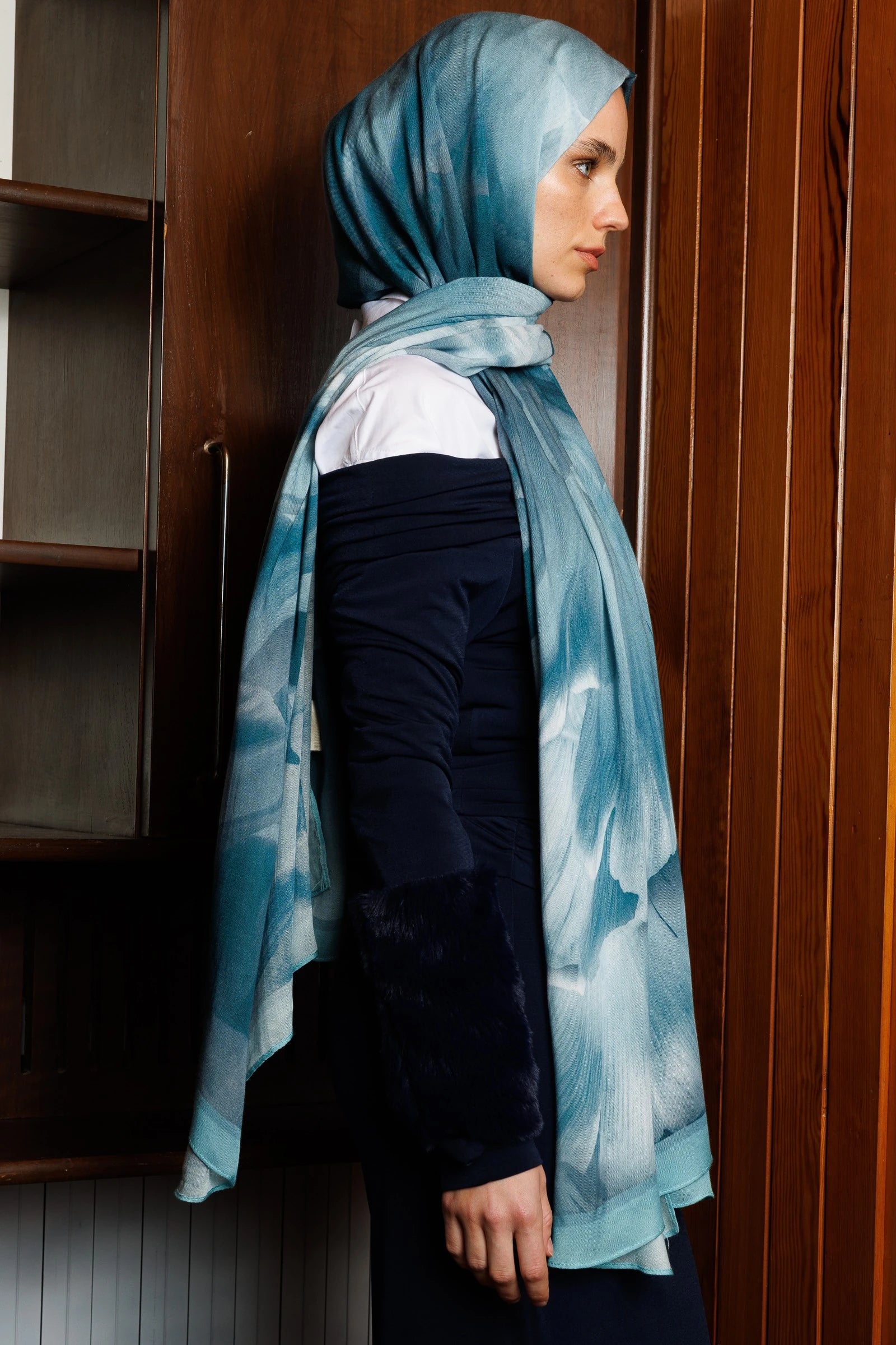 Fleur Desen Rami Şal