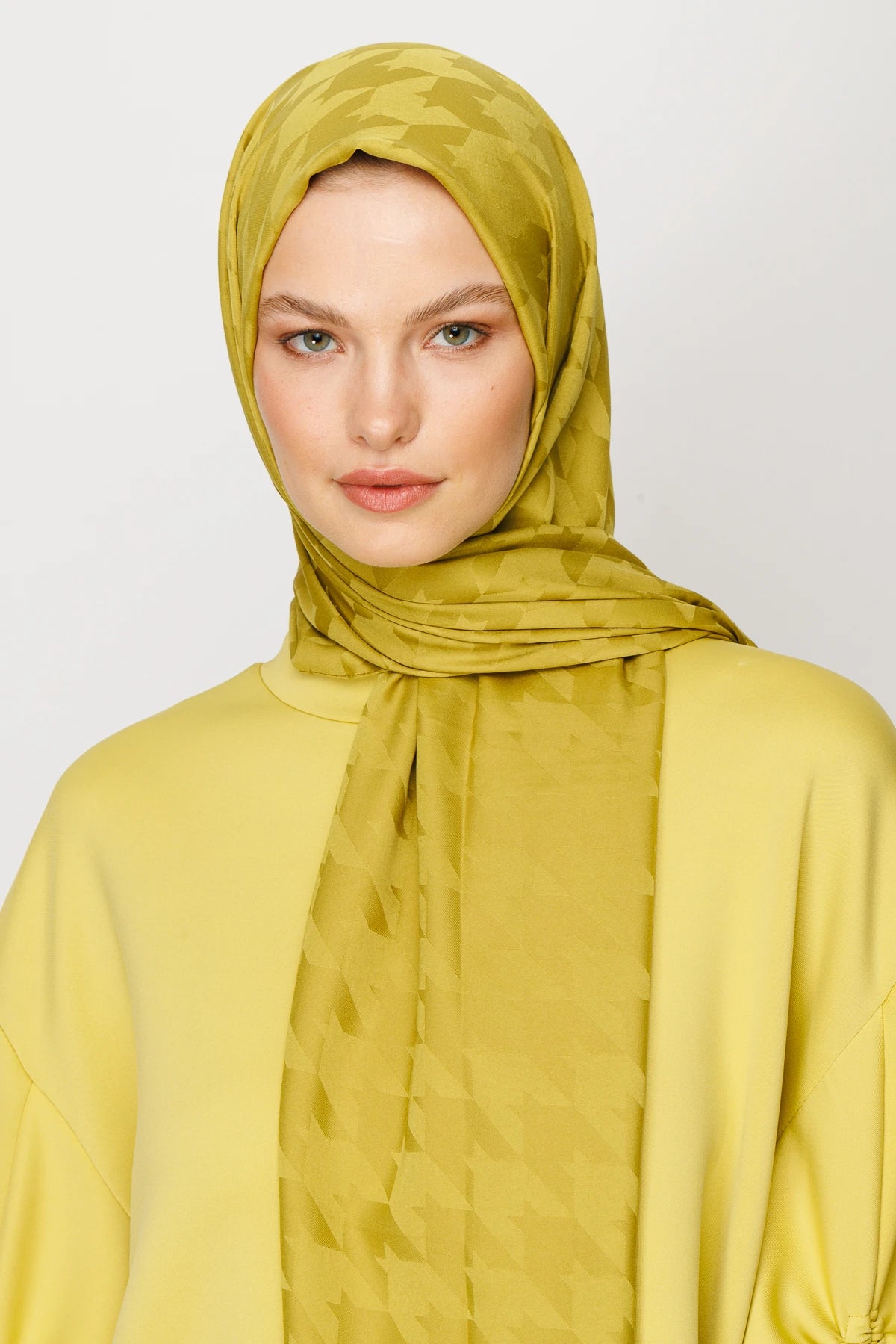 Kazayağı Desen İpeksi Jakar Şal