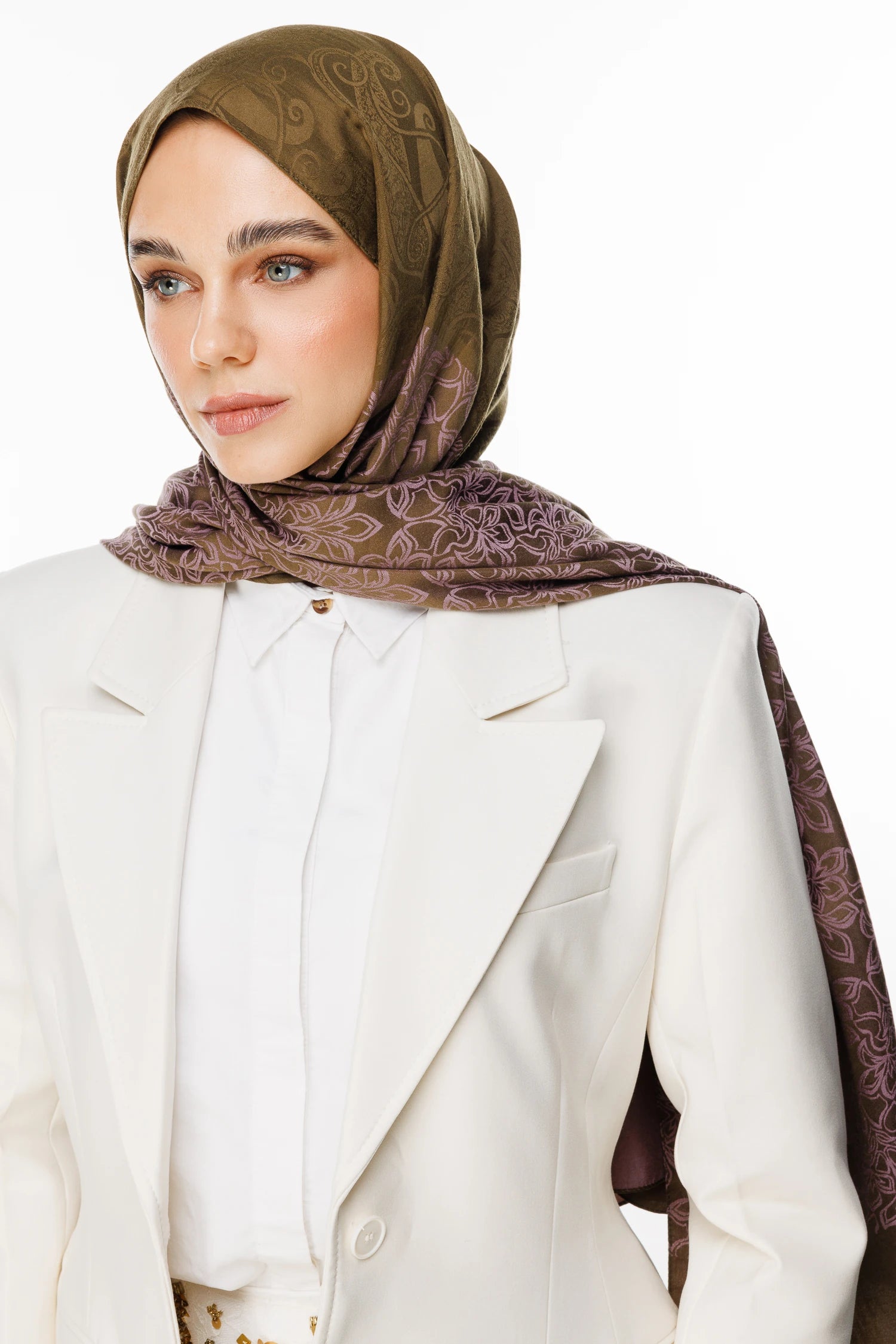 Nora Desen Çift Taraflı Şal