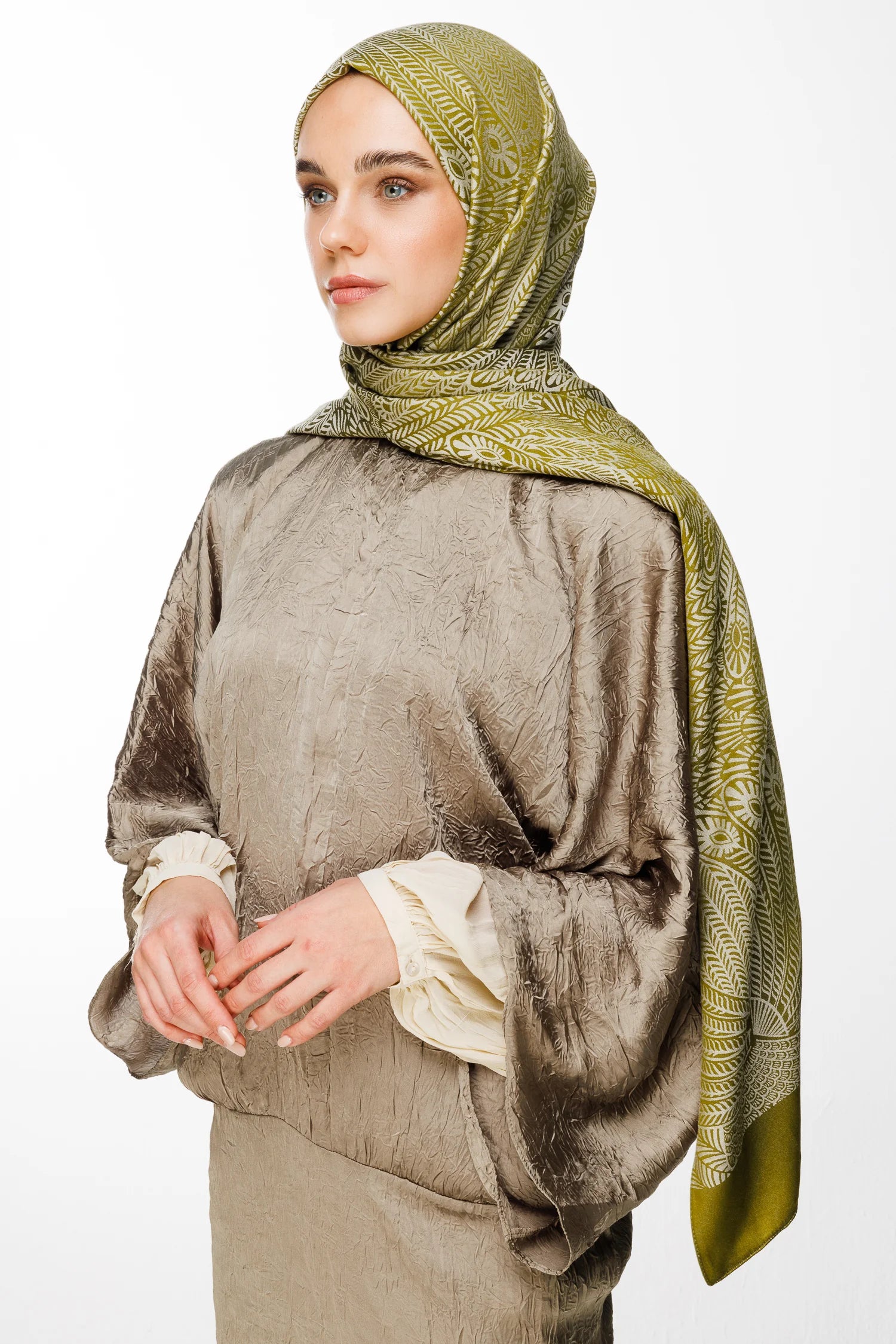 Mayra Desen Çift Taraflı Şal