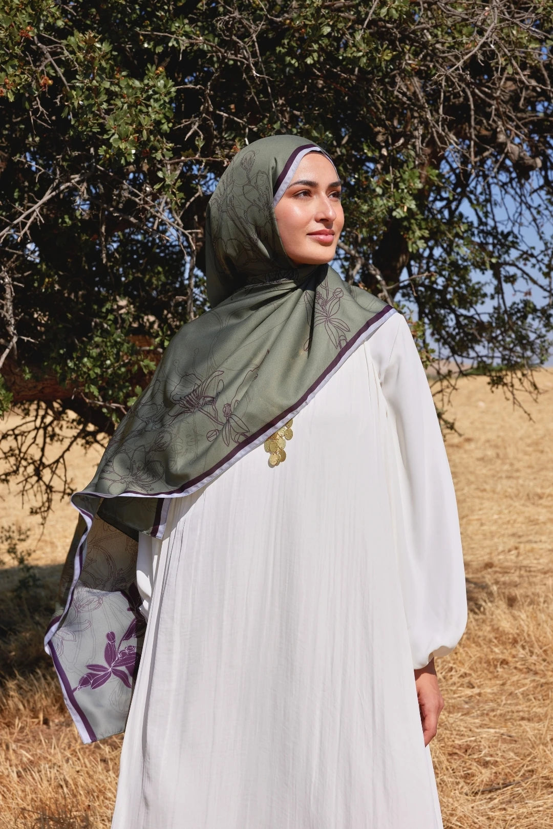 Yekta Desen Sakura İpek Şal