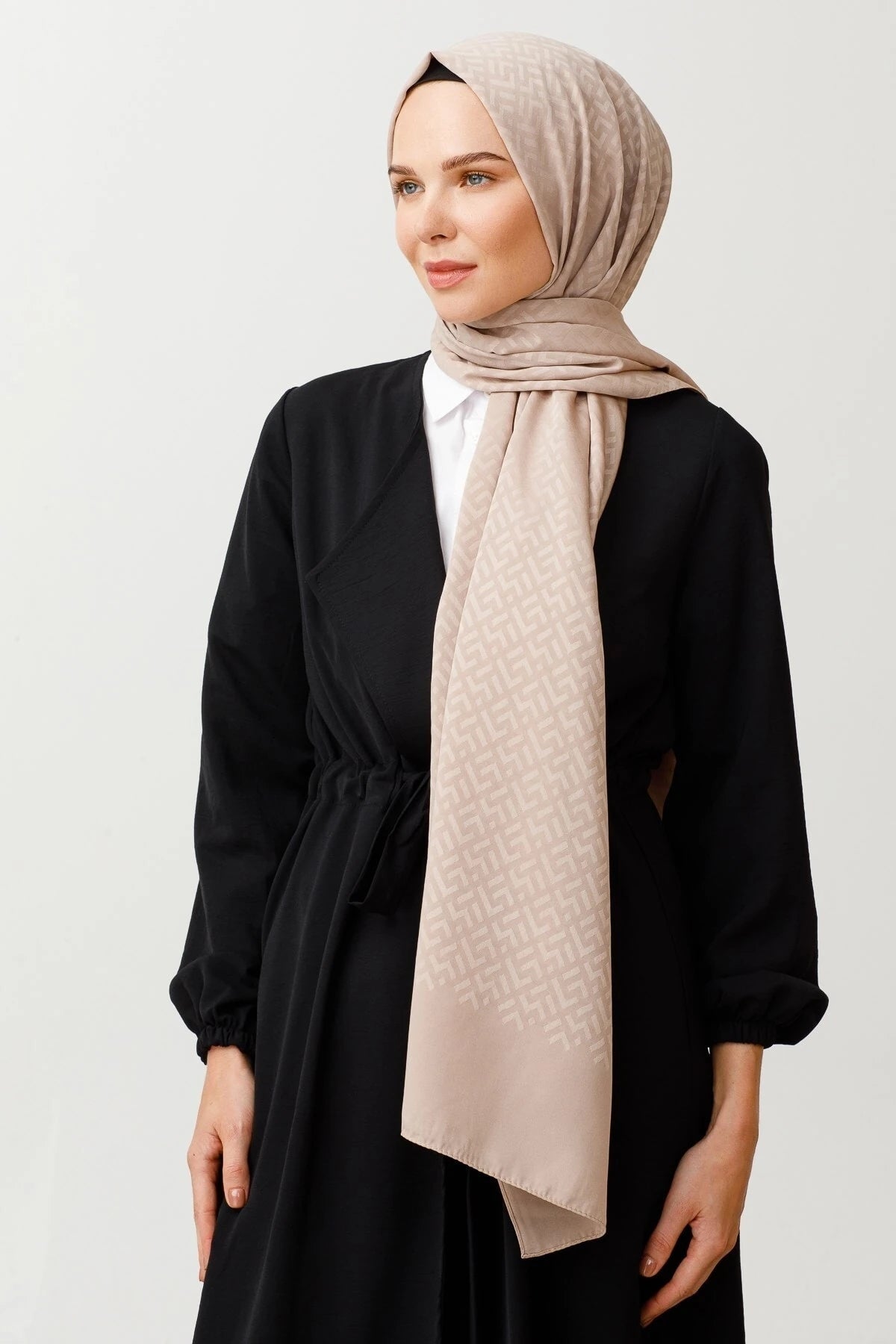 Z Desen İpeksi Jakar Şal