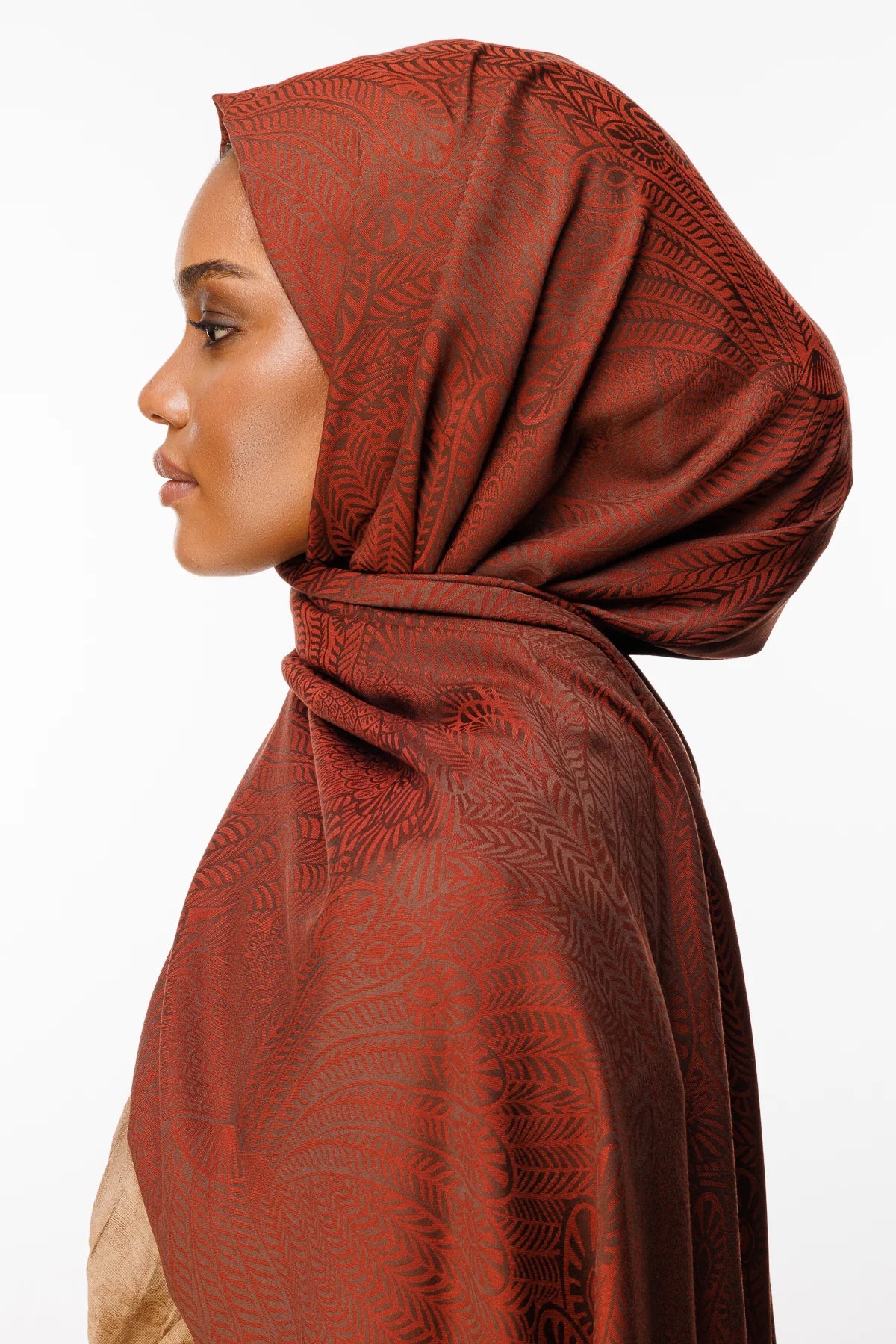 Mayra Desen Çift Taraflı Şal