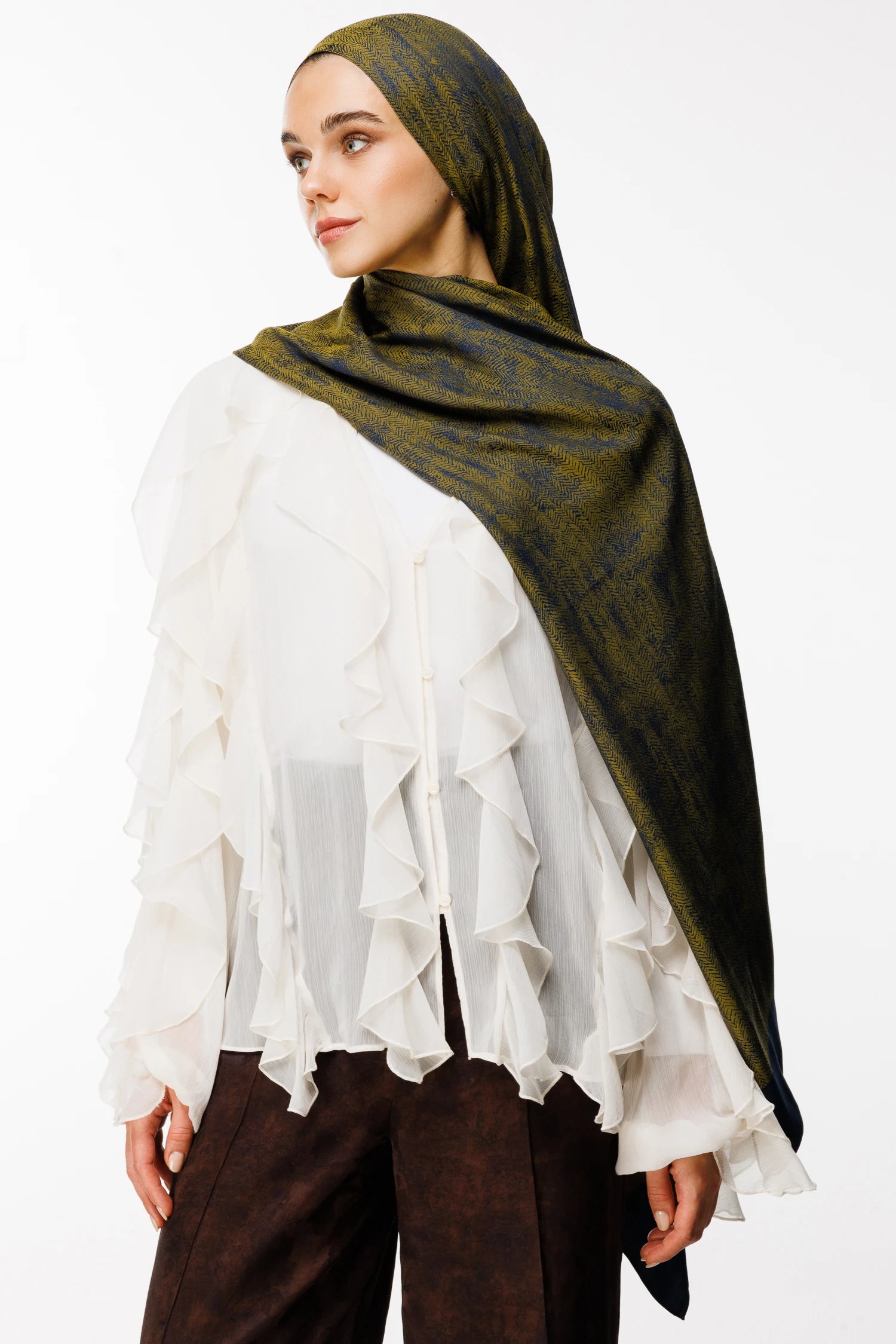 Sahra Desen Çift Taraflı Şal