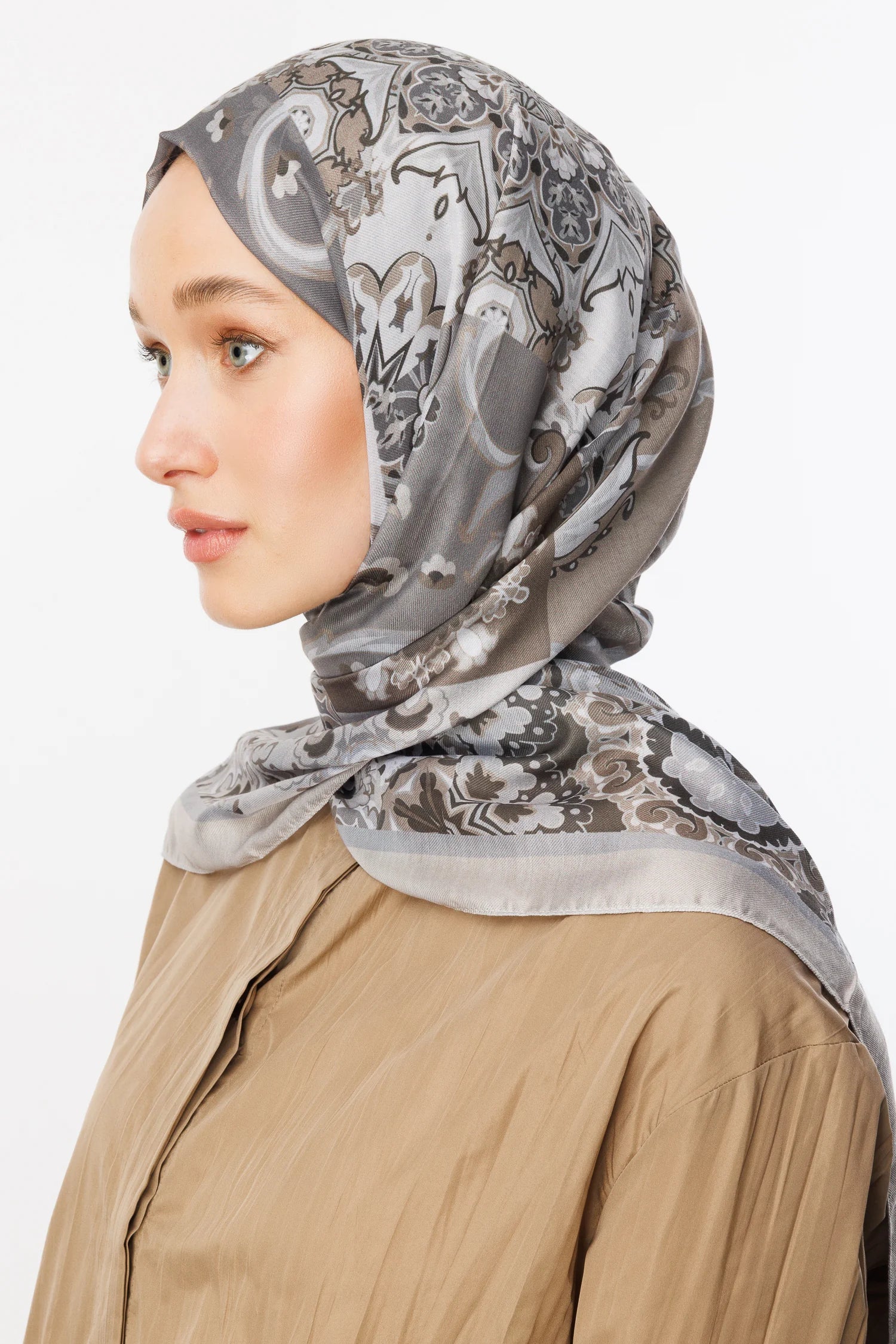 Solhar Desen Pamuk Şal