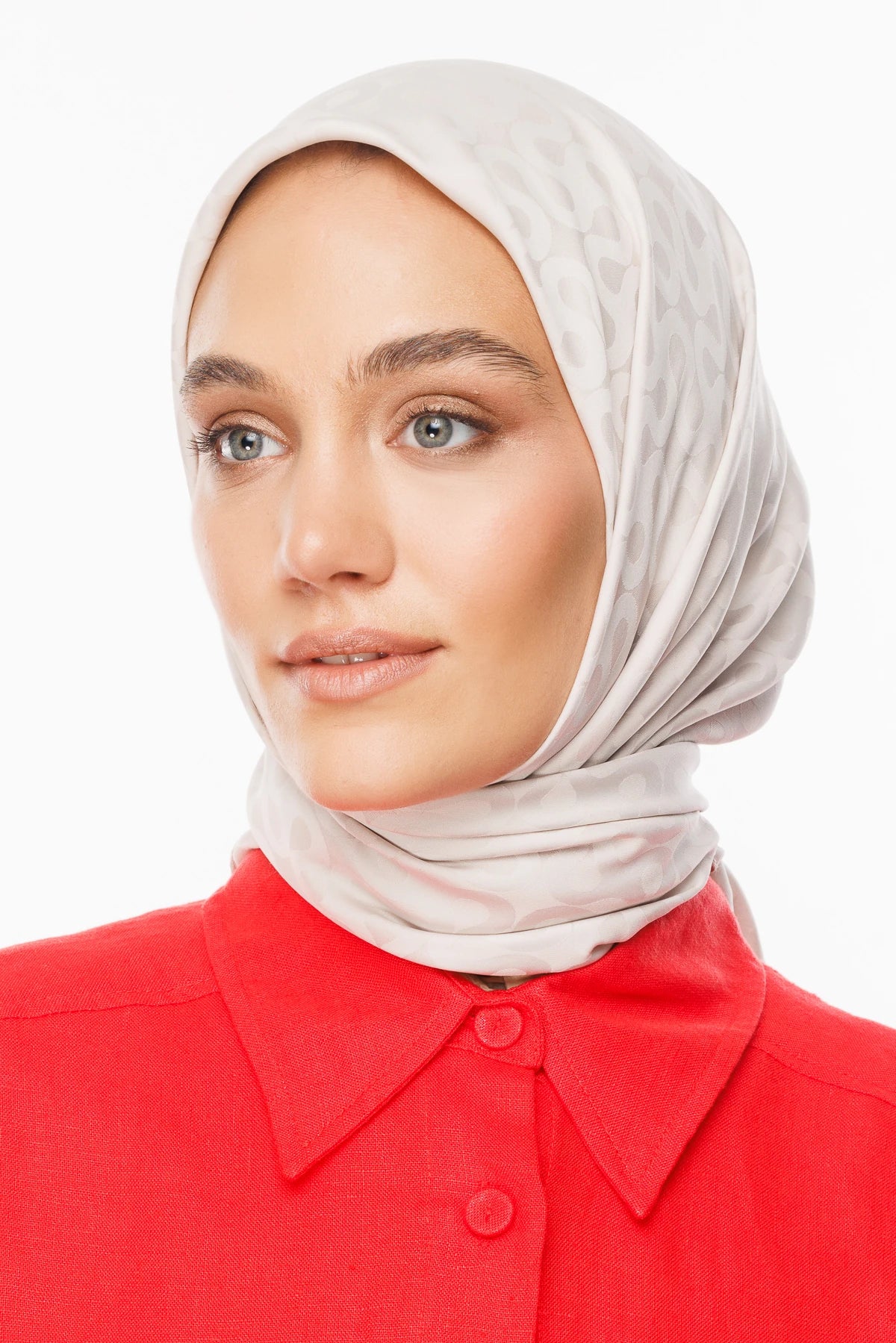 Moon Desen İpeksi Jakar Eşarp