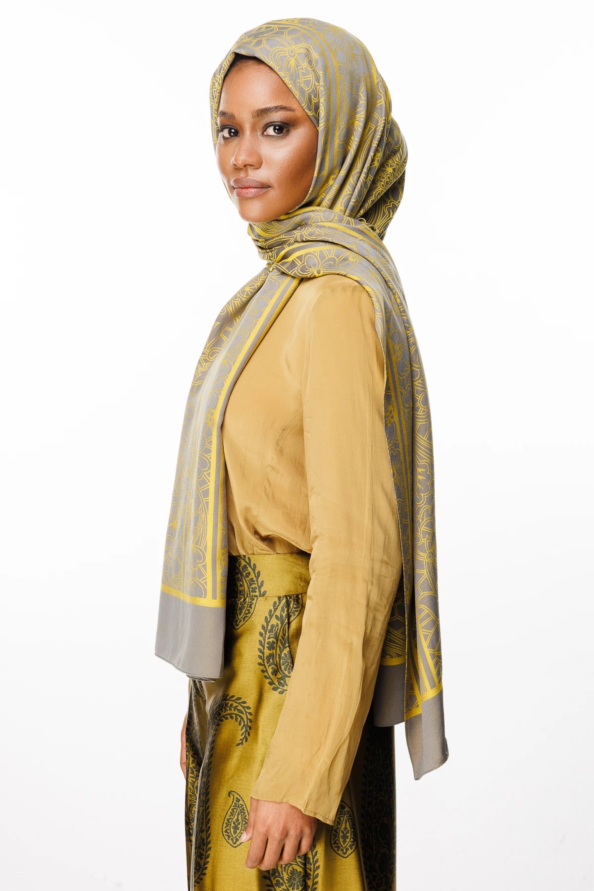 Lavin Desen Çift Taraflı Şal