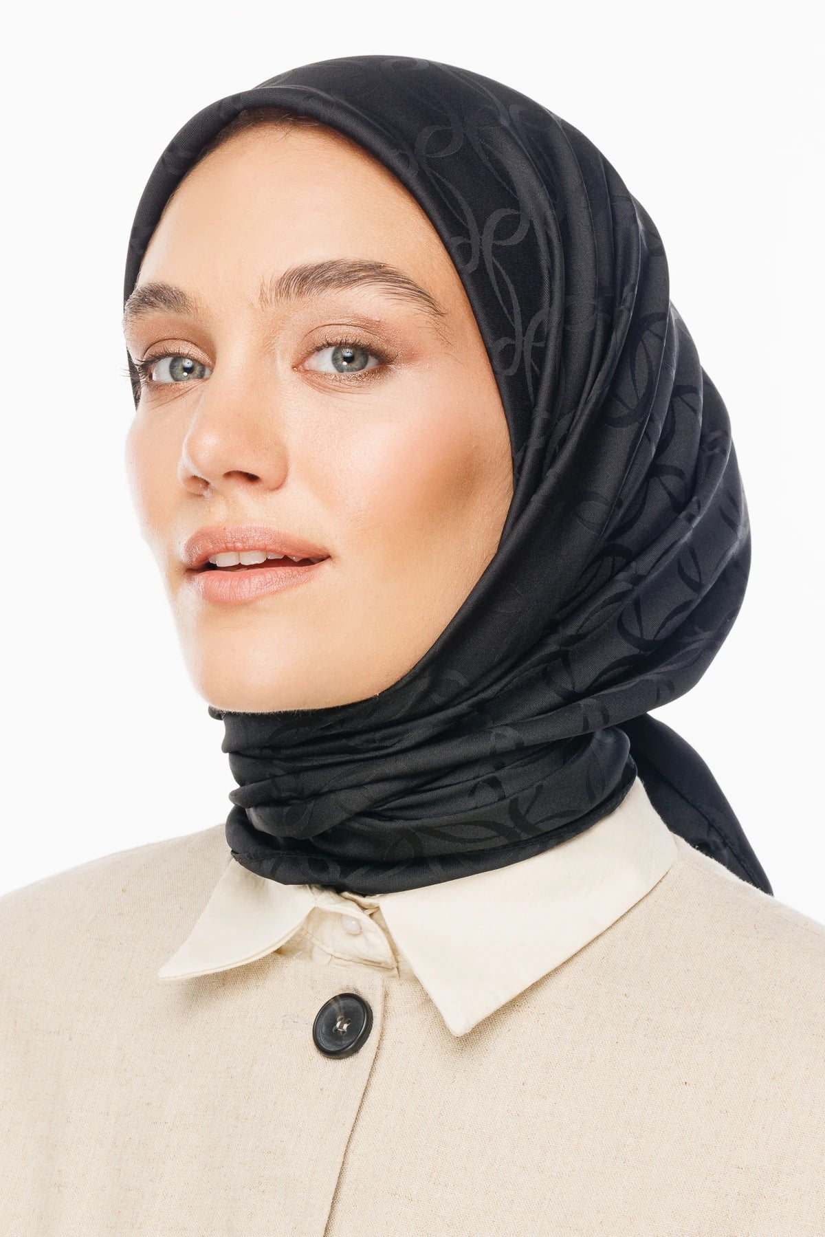 London Desen İpeksi Jakar Eşarp