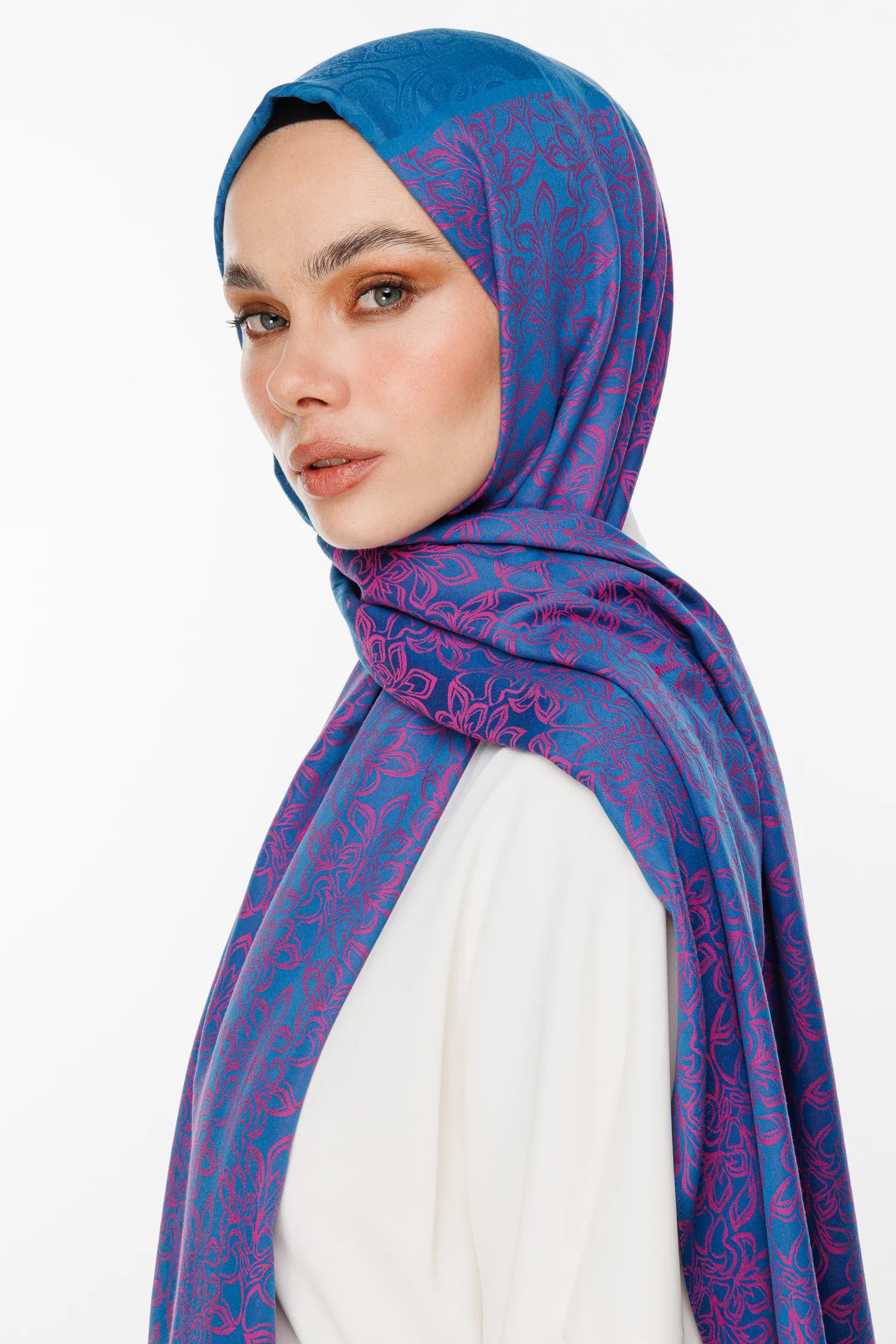 Nora Desen Çift Taraflı Şal