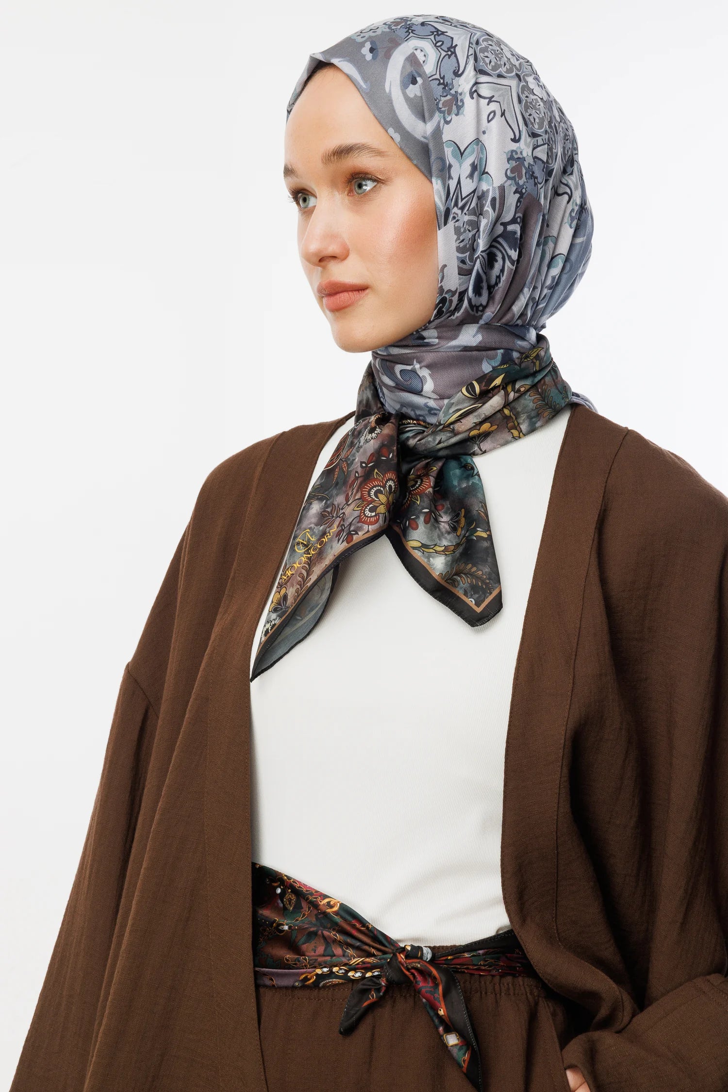 Solhar Desen Pamuk Şal