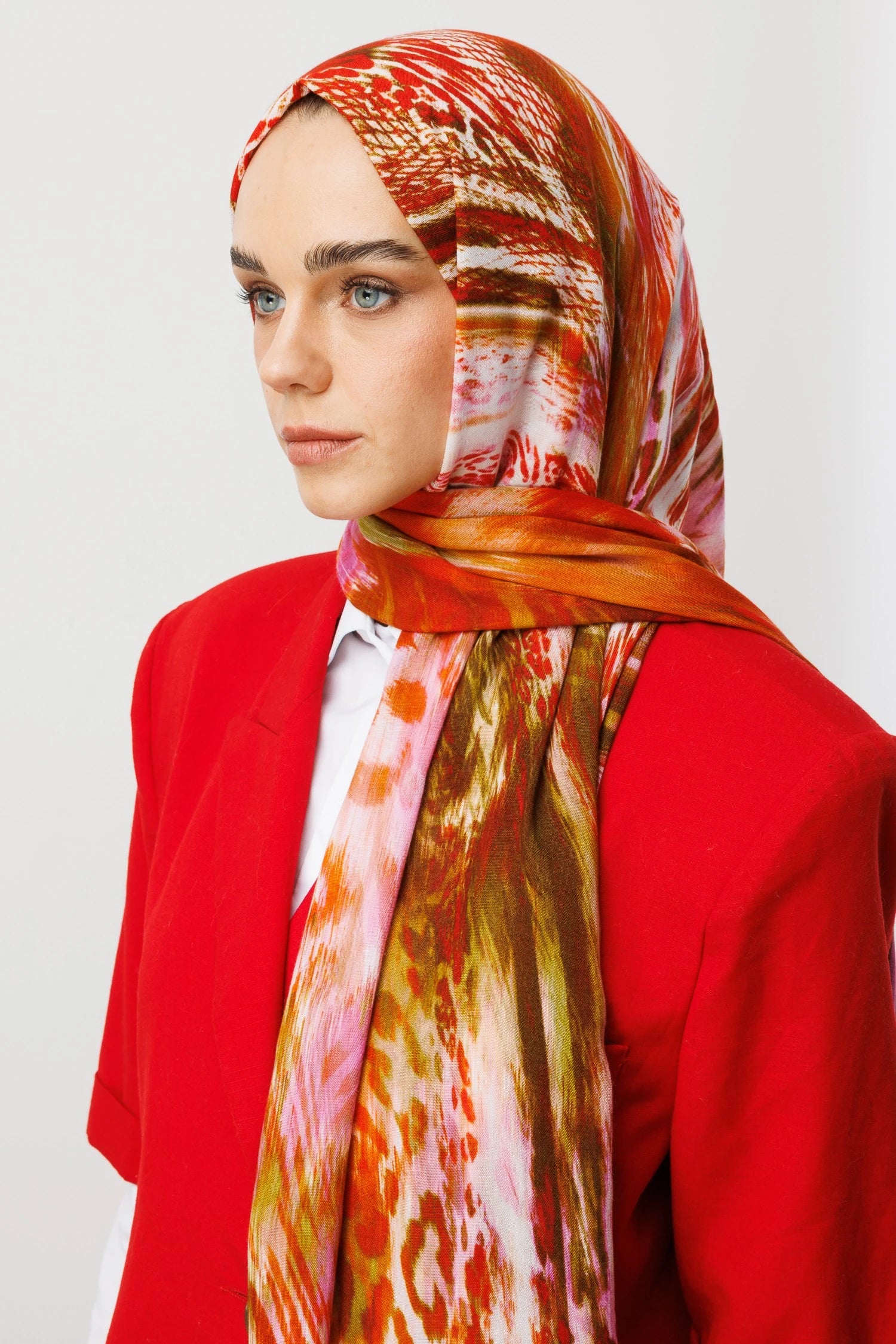 Leopar Desen Rami Şal