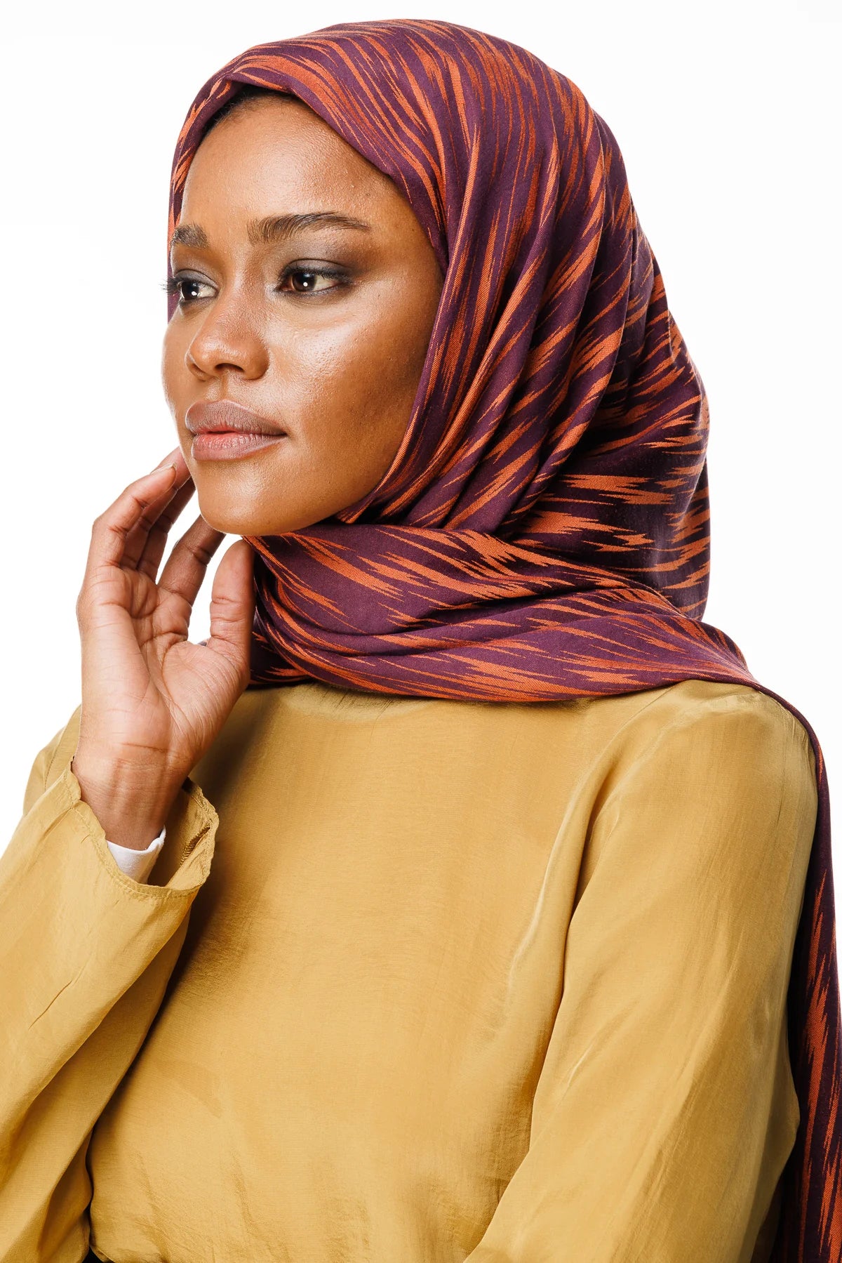 Selis Desen Çift Taraflı Şal