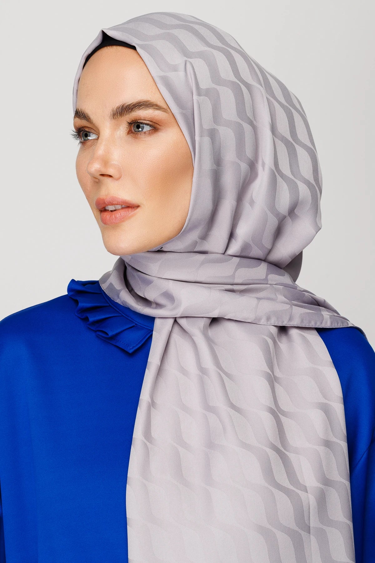 Dalga Desen İpeksi Jakar Şal