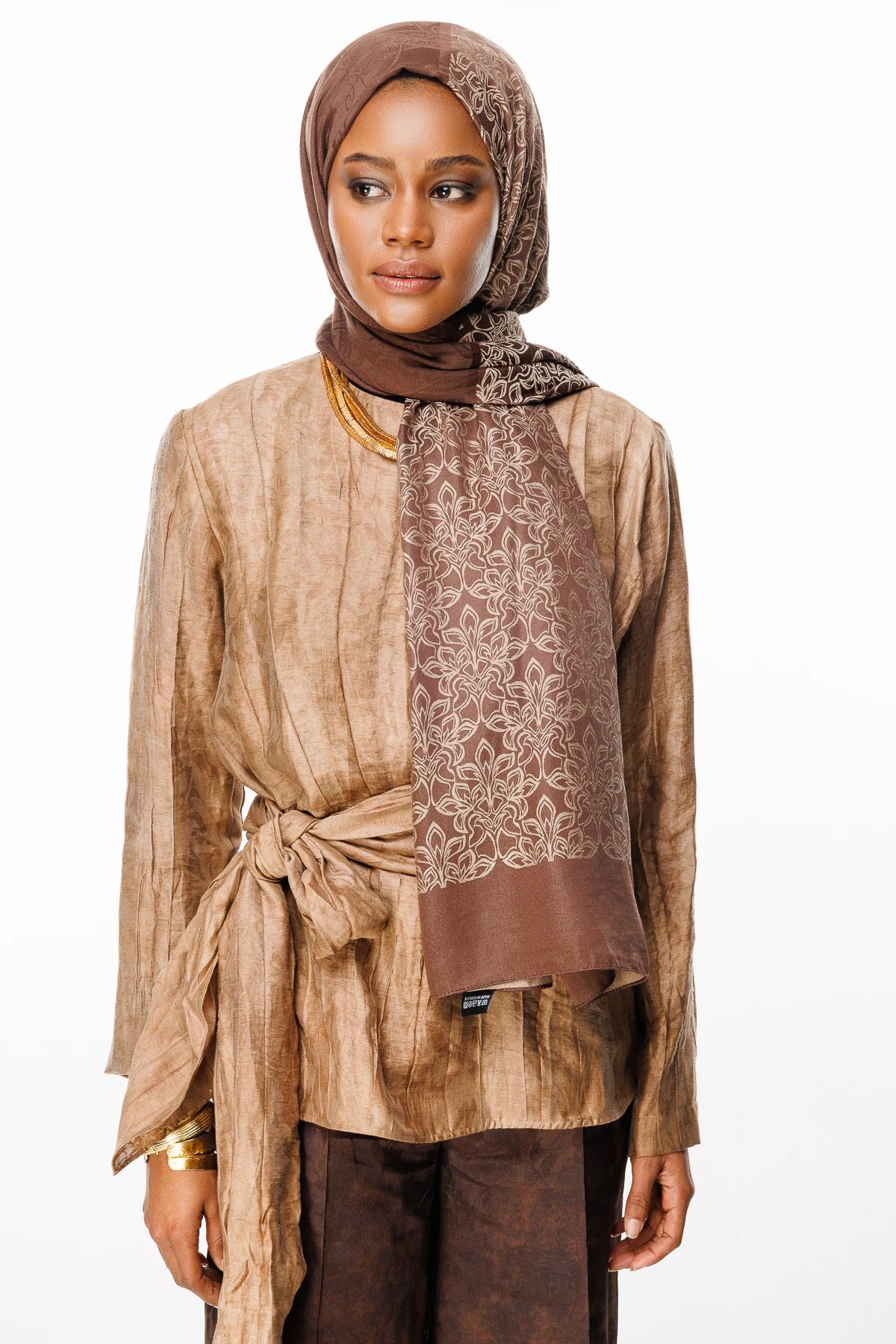 Nora Desen Çift Taraflı Şal