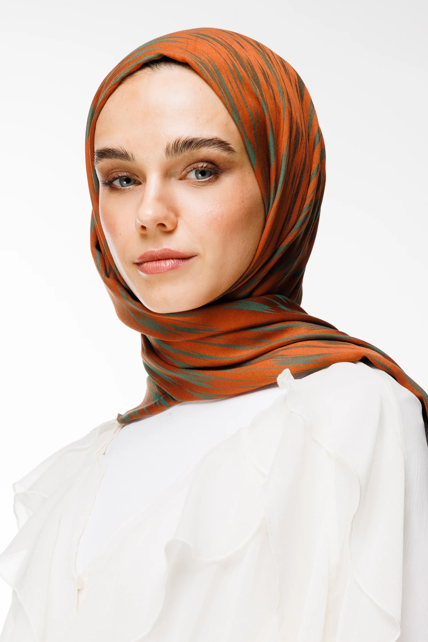 Selis Desen Çift Taraflı Şal