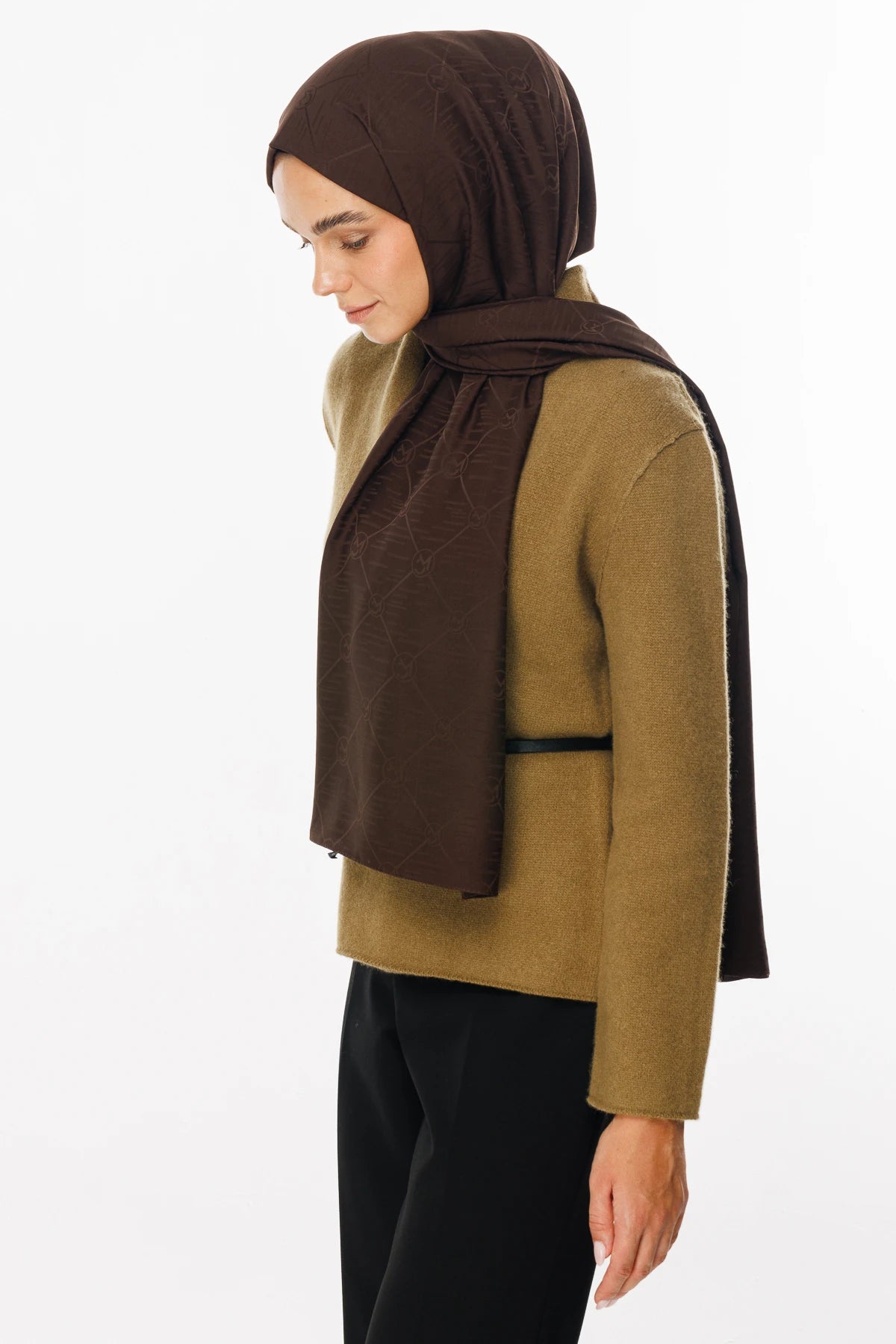 Moon Is Desen Jakar Şal