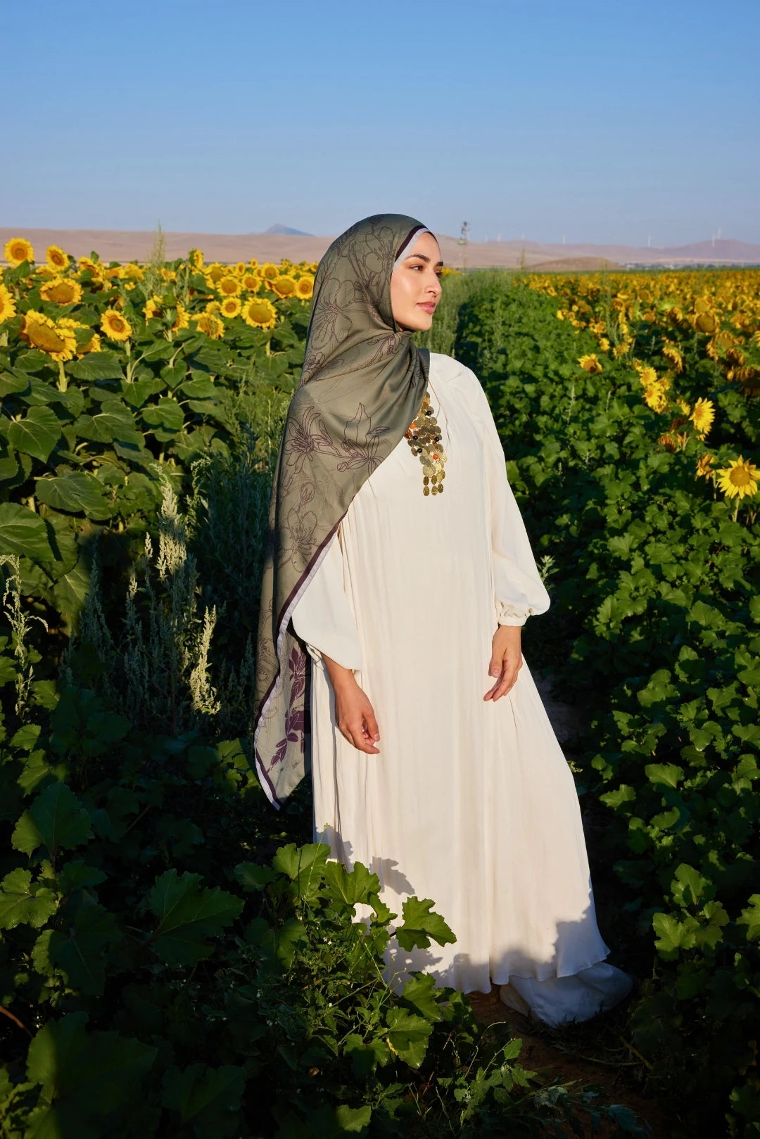 Yekta Desen Sakura İpek Şal