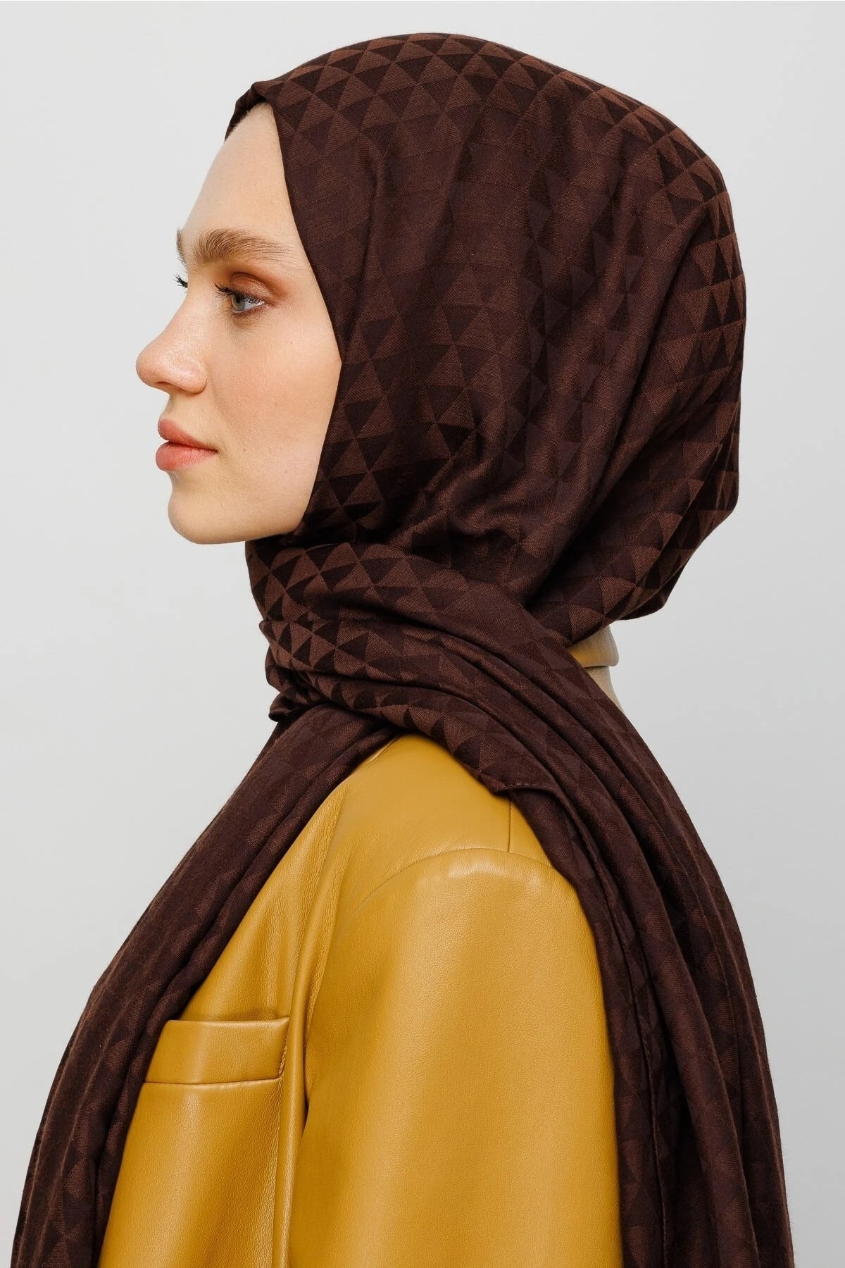 Prizma Desen Pamuk Jakar Şal