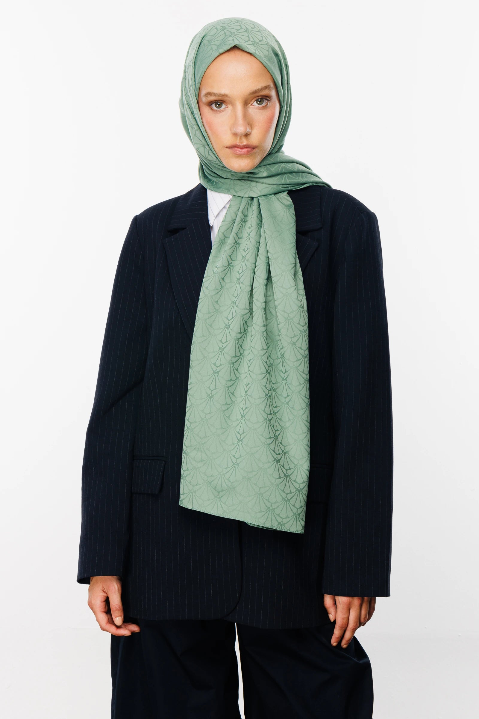 Lotus Desen İpeksi Jakar Şal