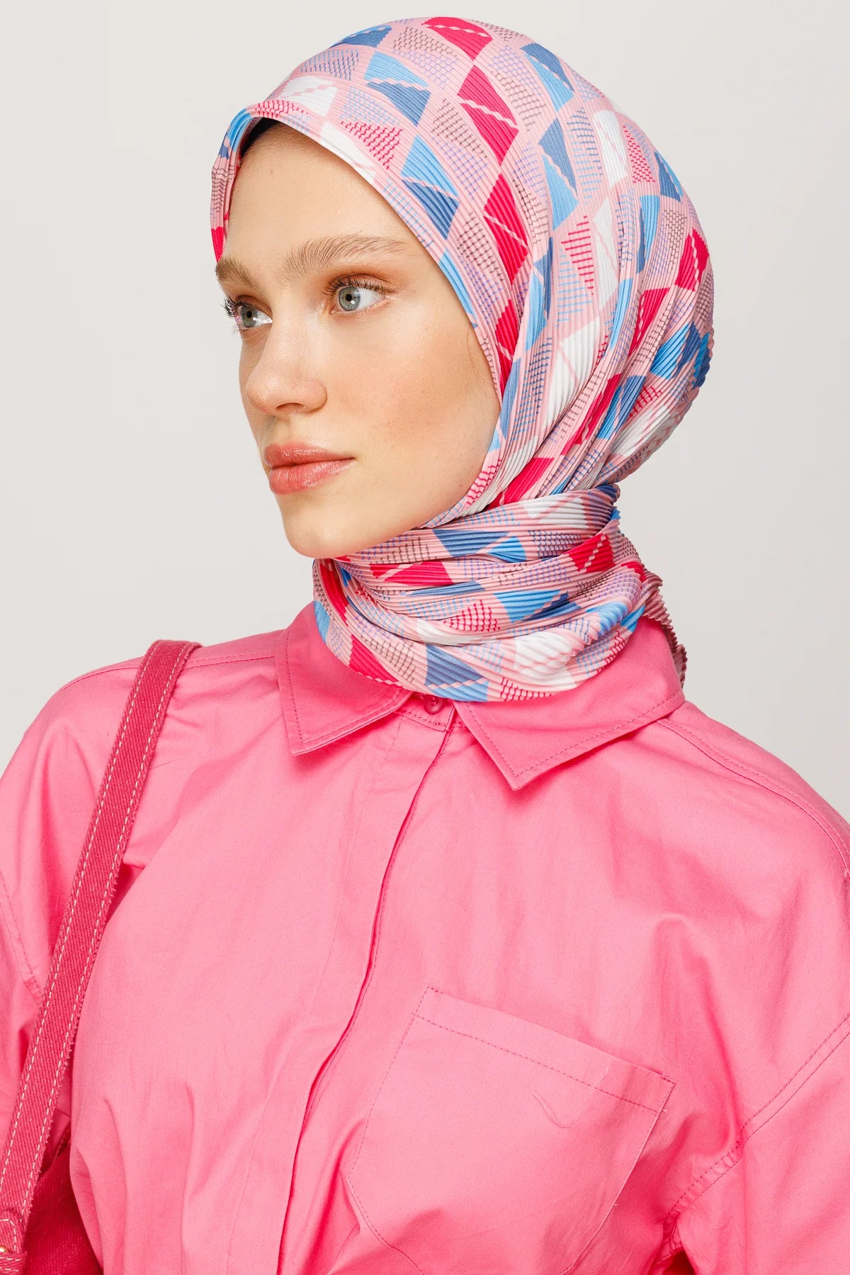 Prizma Desen Pilise Eşarp