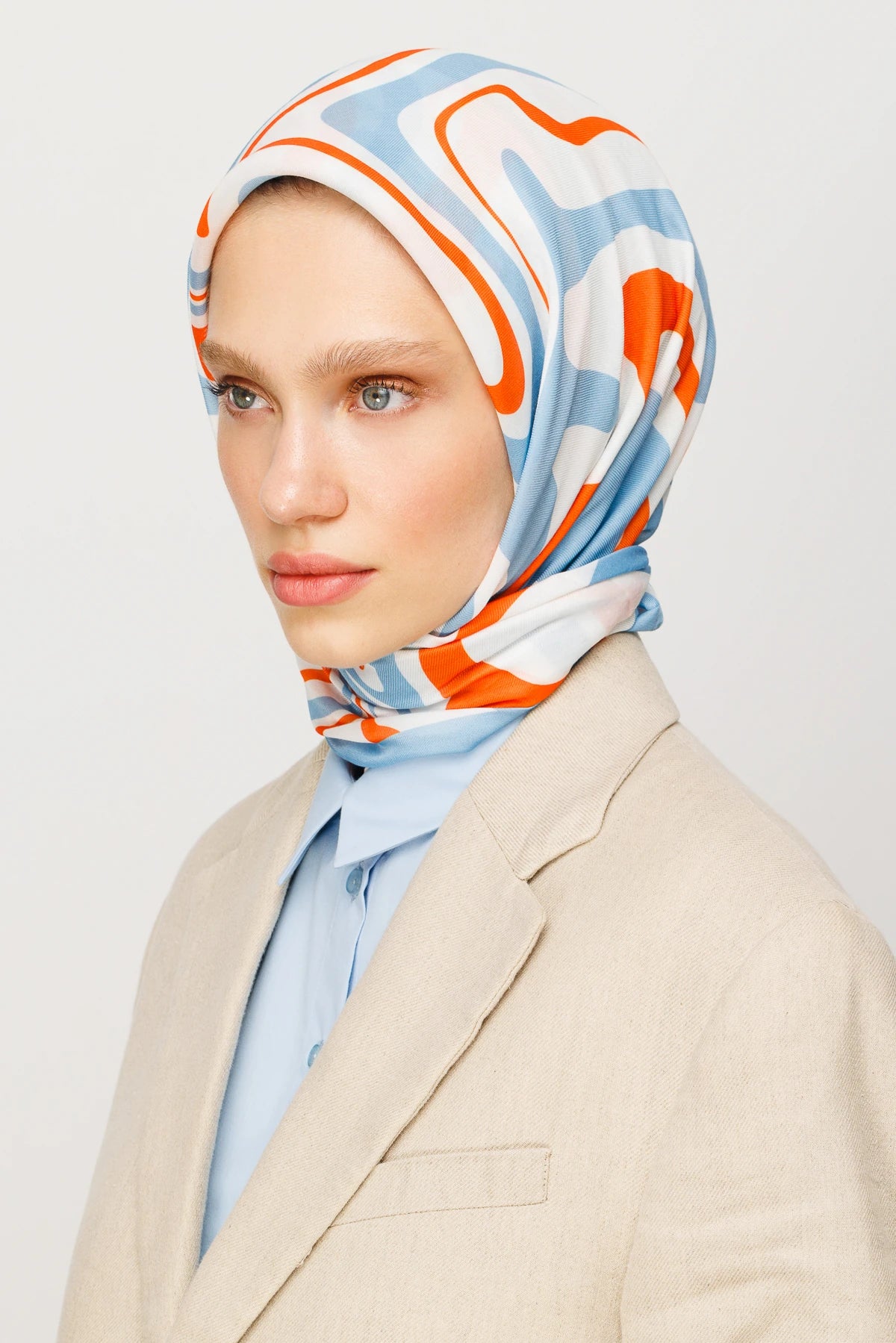 Mira Desen Dijital Soft Eşarp