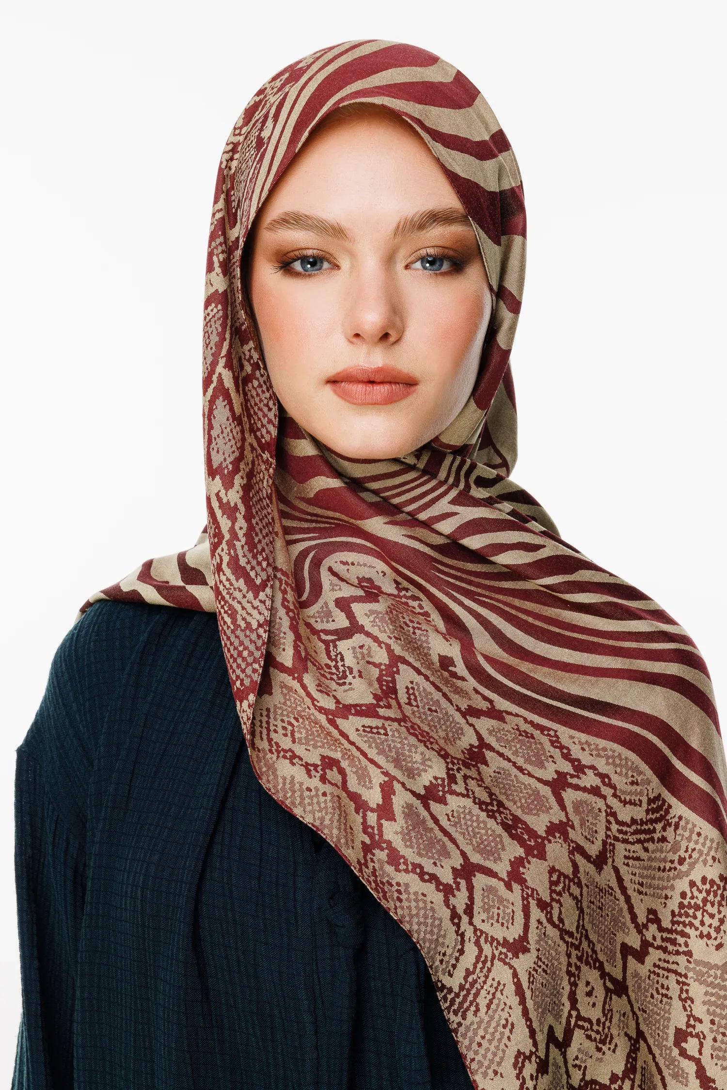 Riad Desen Çift Taraflı Şal
