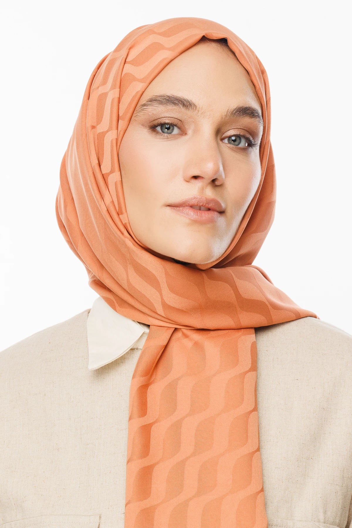 Dalga Desen İpeksi Jakar Şal