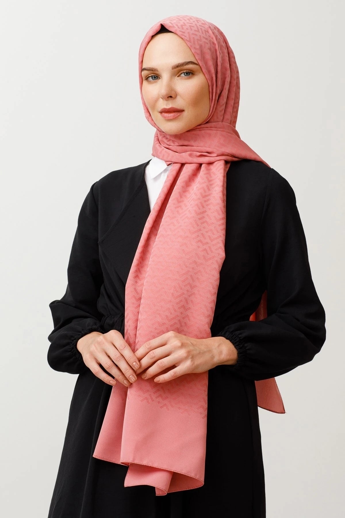 Z Desen İpeksi Jakar Şal