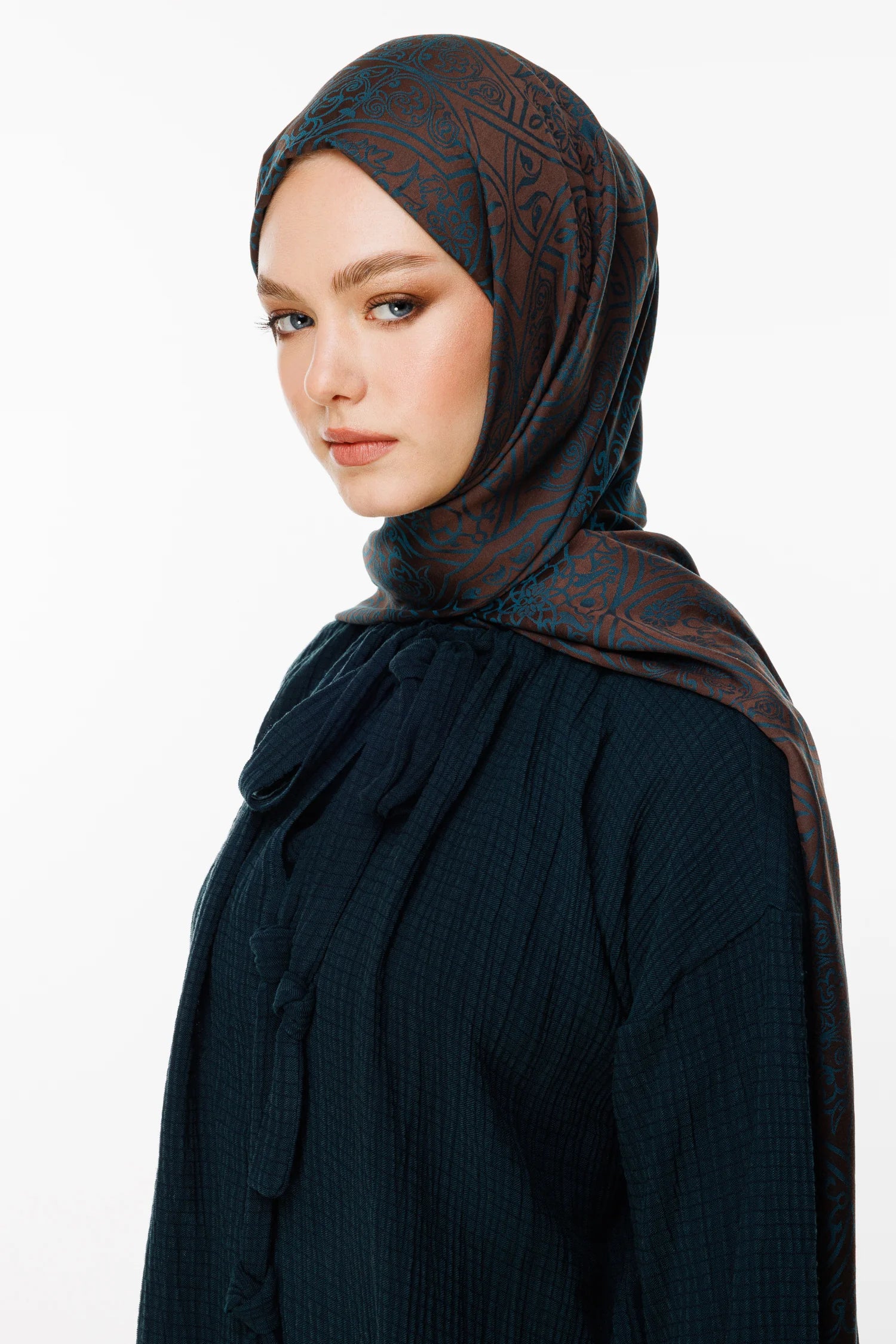 Morocco Desen Çift Taraflı Şal