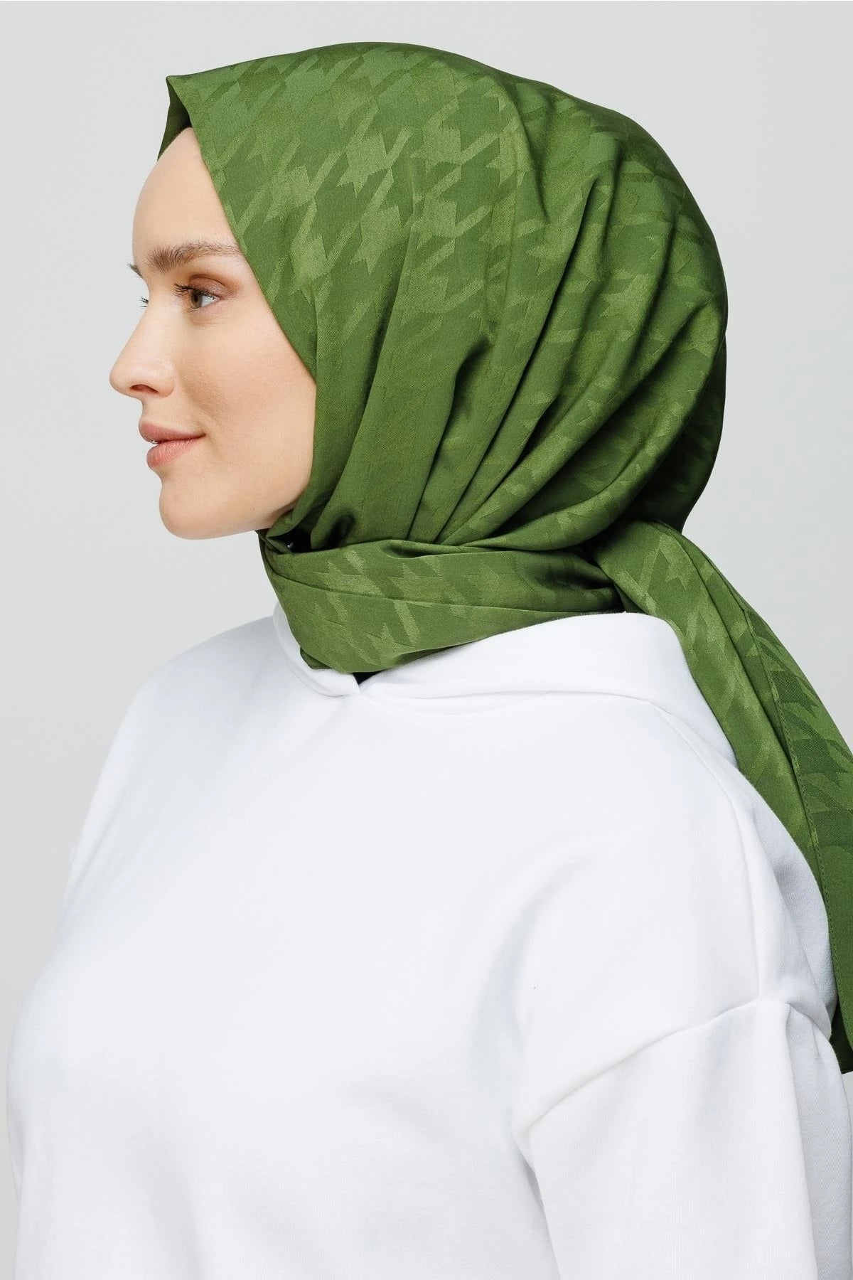 Kazayağı Desen İpeksi Jakar Şal