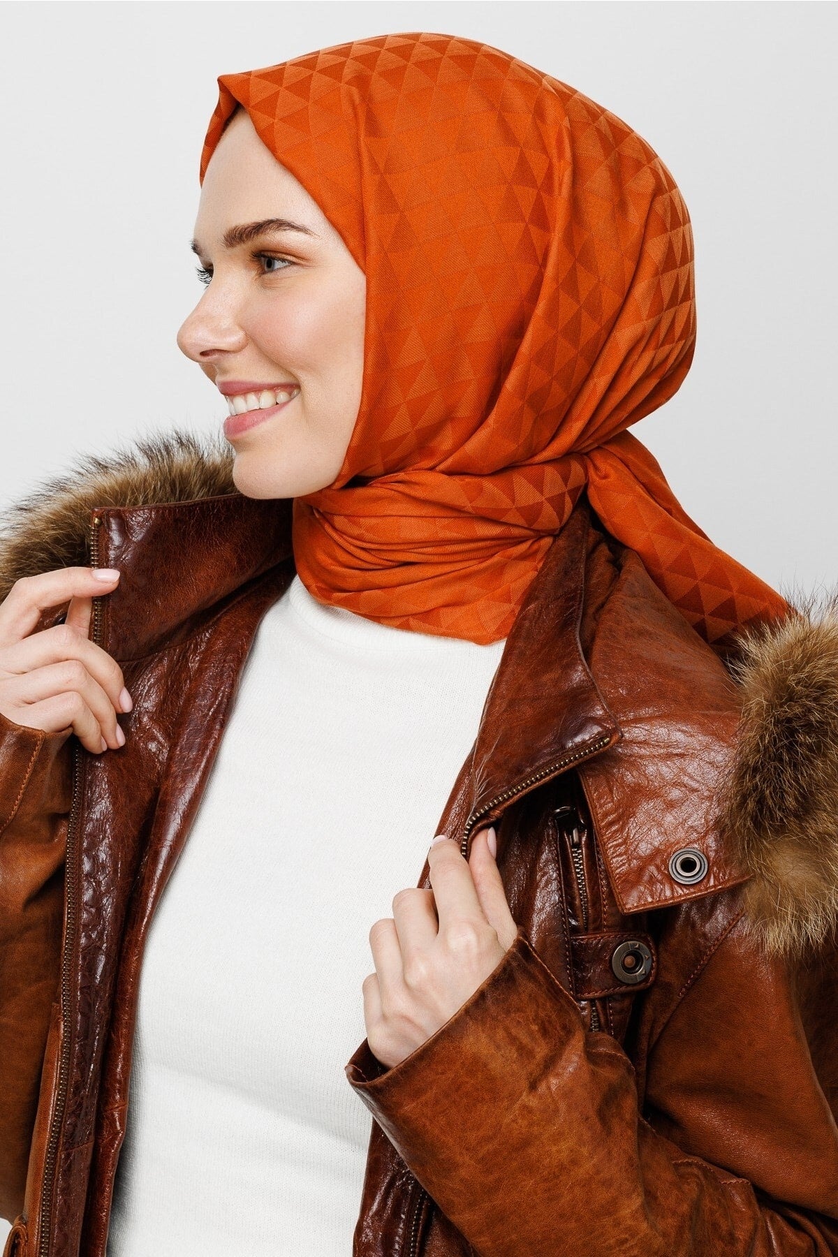 Prizma Desen Pamuk Jakar Şal