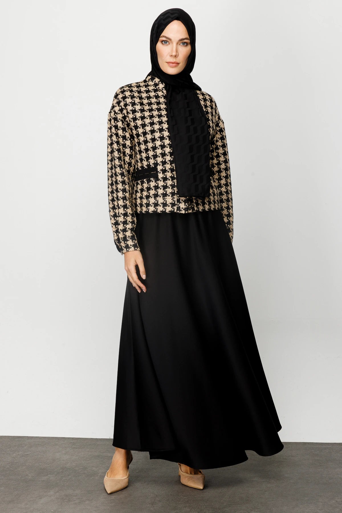 Dalga Desen İpeksi Jakar Şal