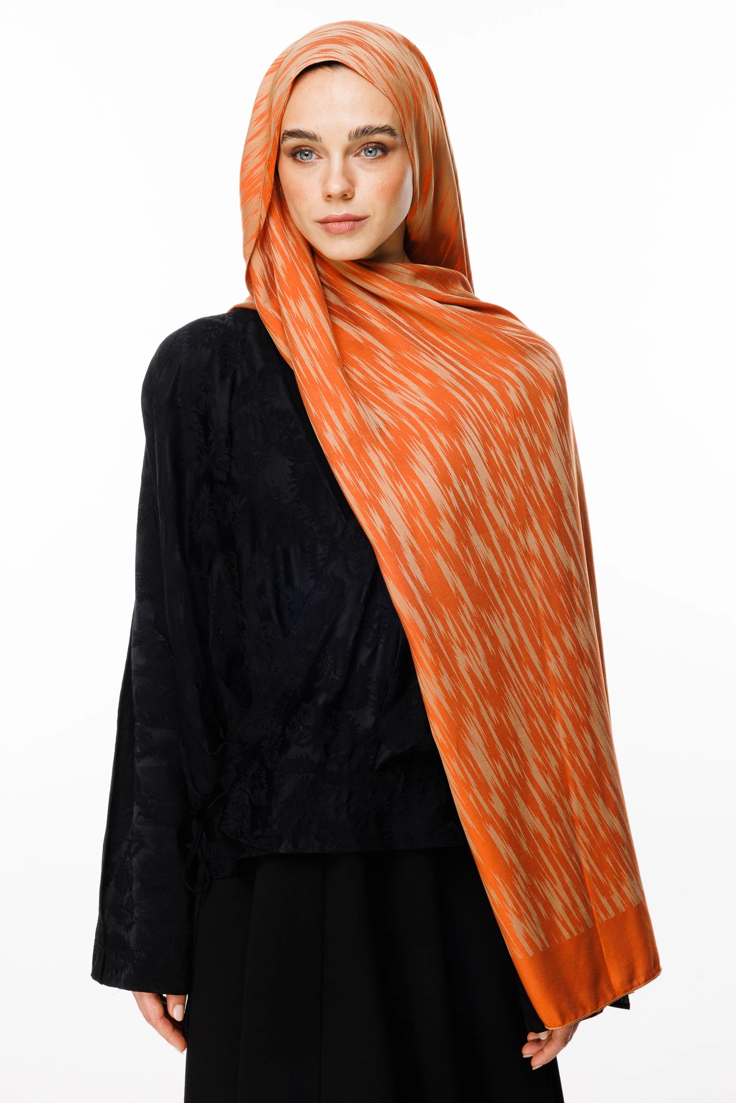 Selis Desen Çift Taraflı Şal