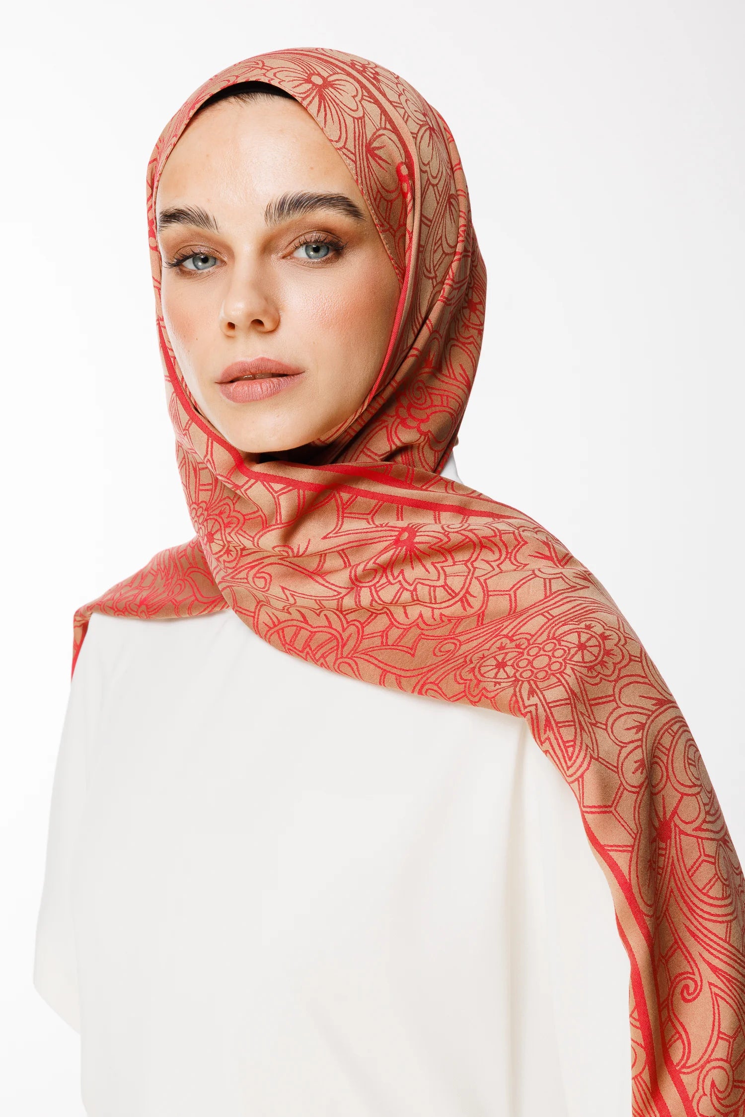 Lavin Desen Çift Taraflı Şal