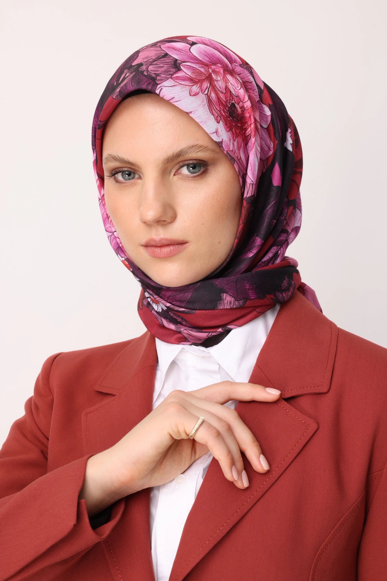 Floren Desen Pamuk Eşarp