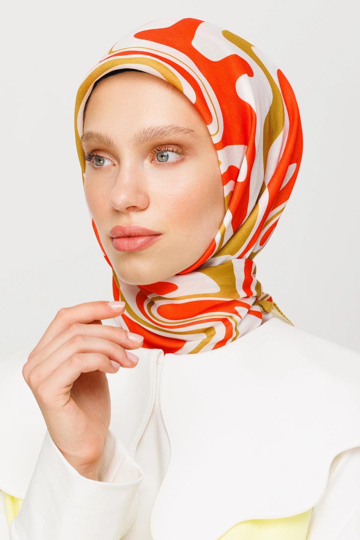 Mira Desen Dijital Soft Eşarp