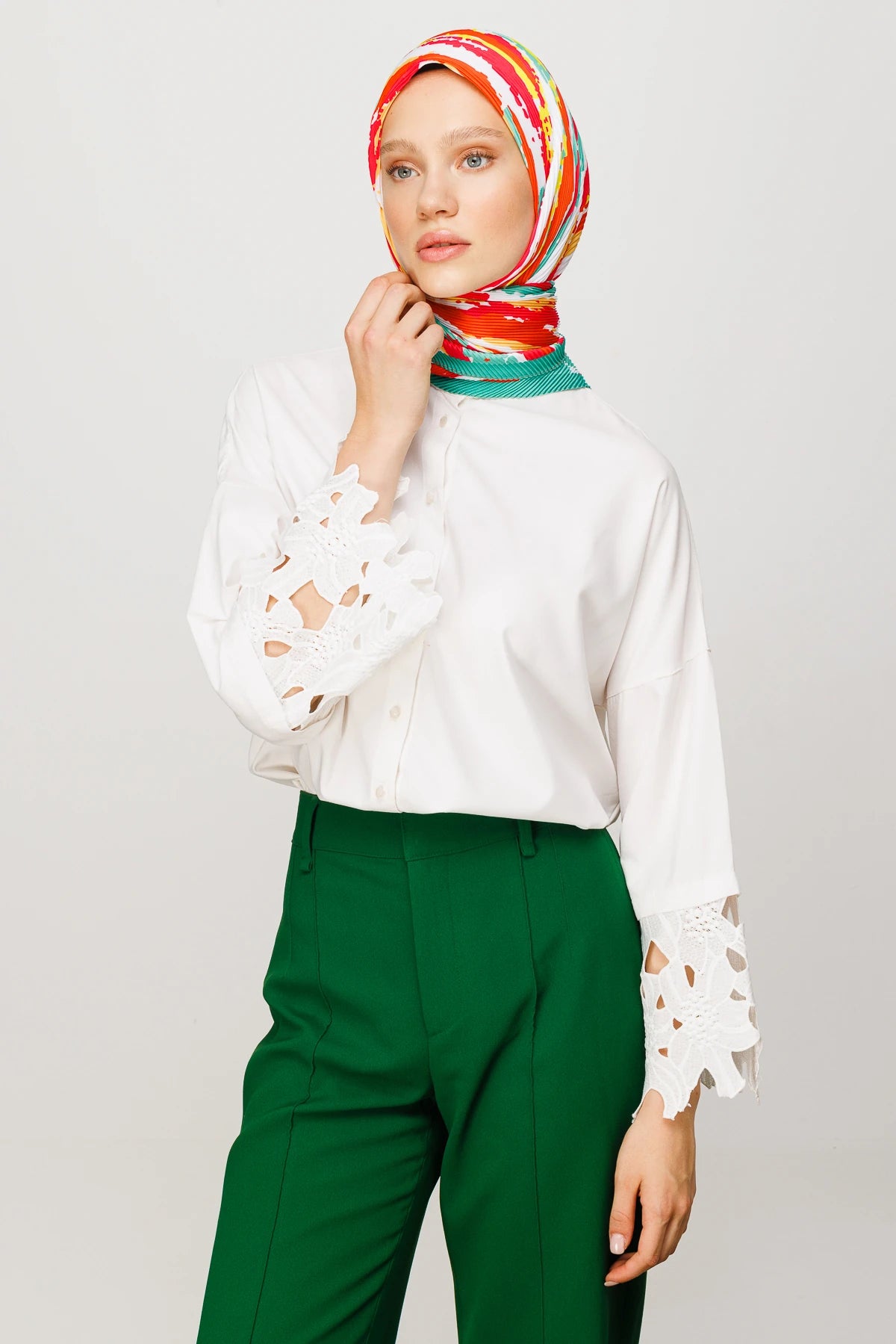 Batik Desen Pilise Eşarp