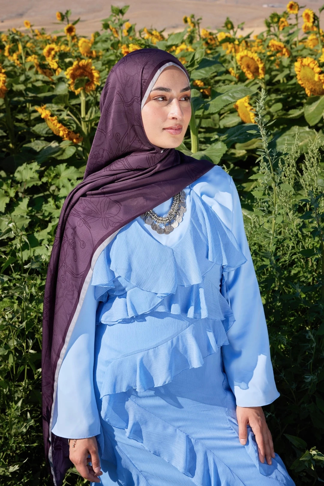 Yekta Desen Sakura İpek Şal