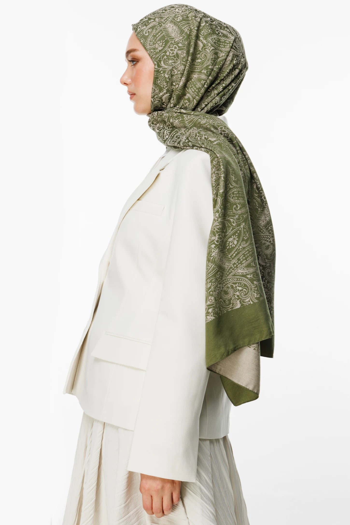 Velora Desen Çift Taraflı Şal