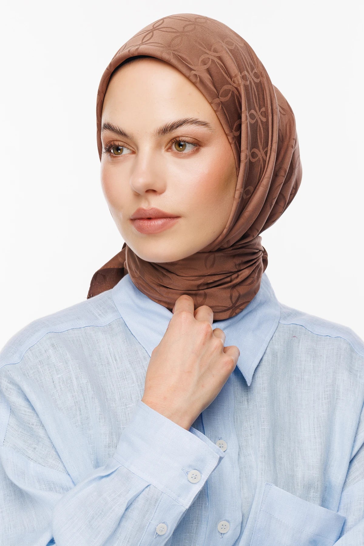 London Desen İpeksi Jakar Eşarp