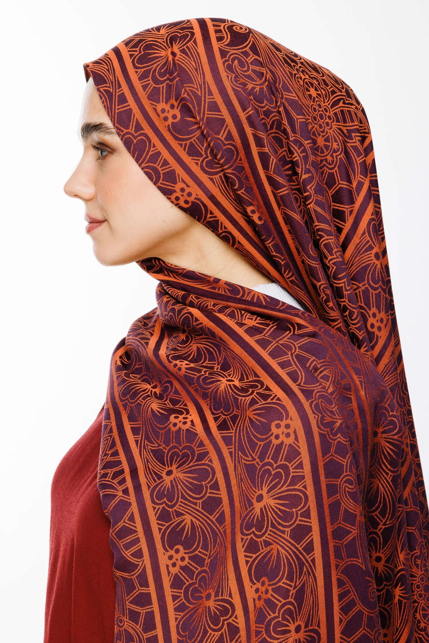 Lavin Desen Çift Taraflı Şal