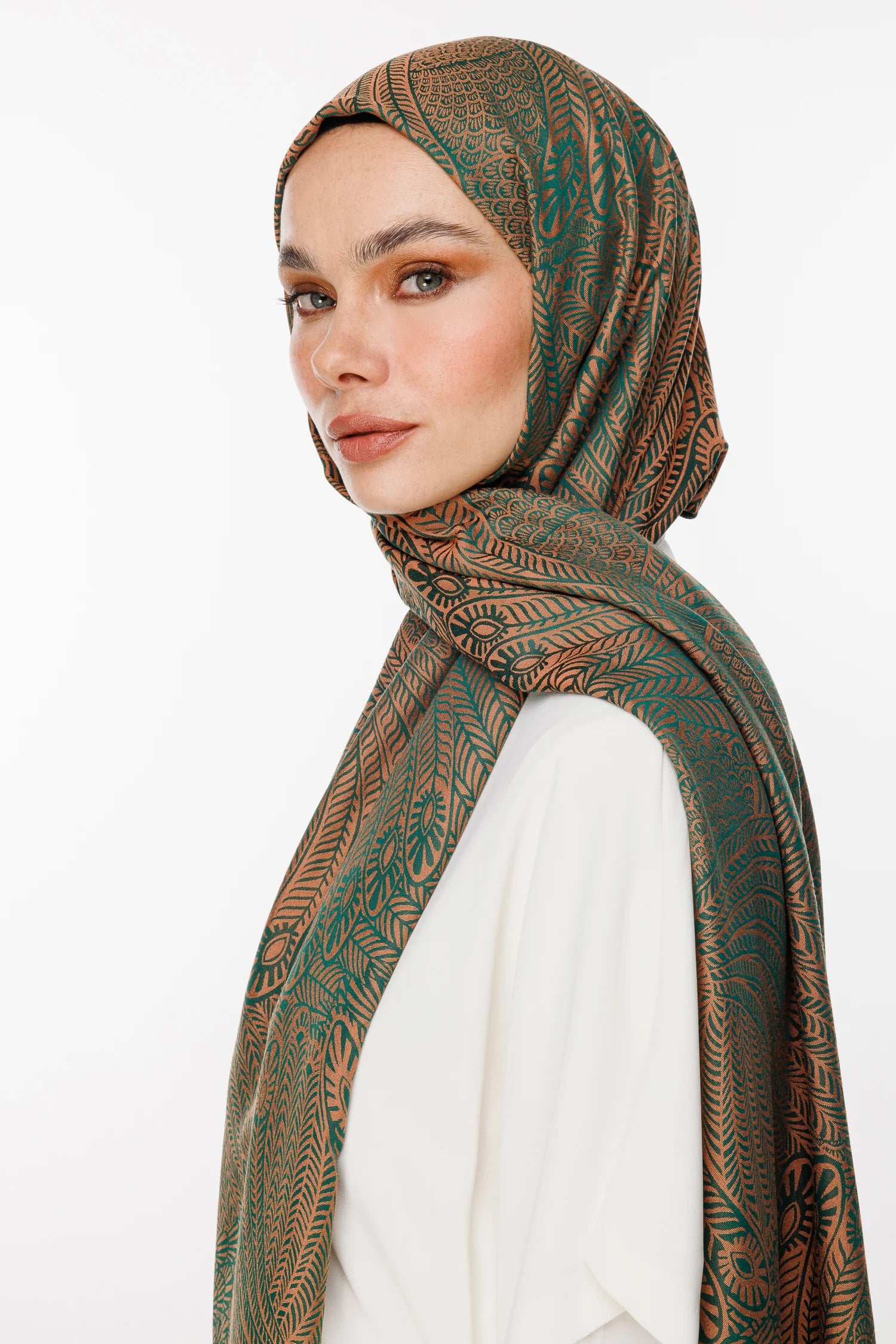 Mayra Desen Çift Taraflı Şal