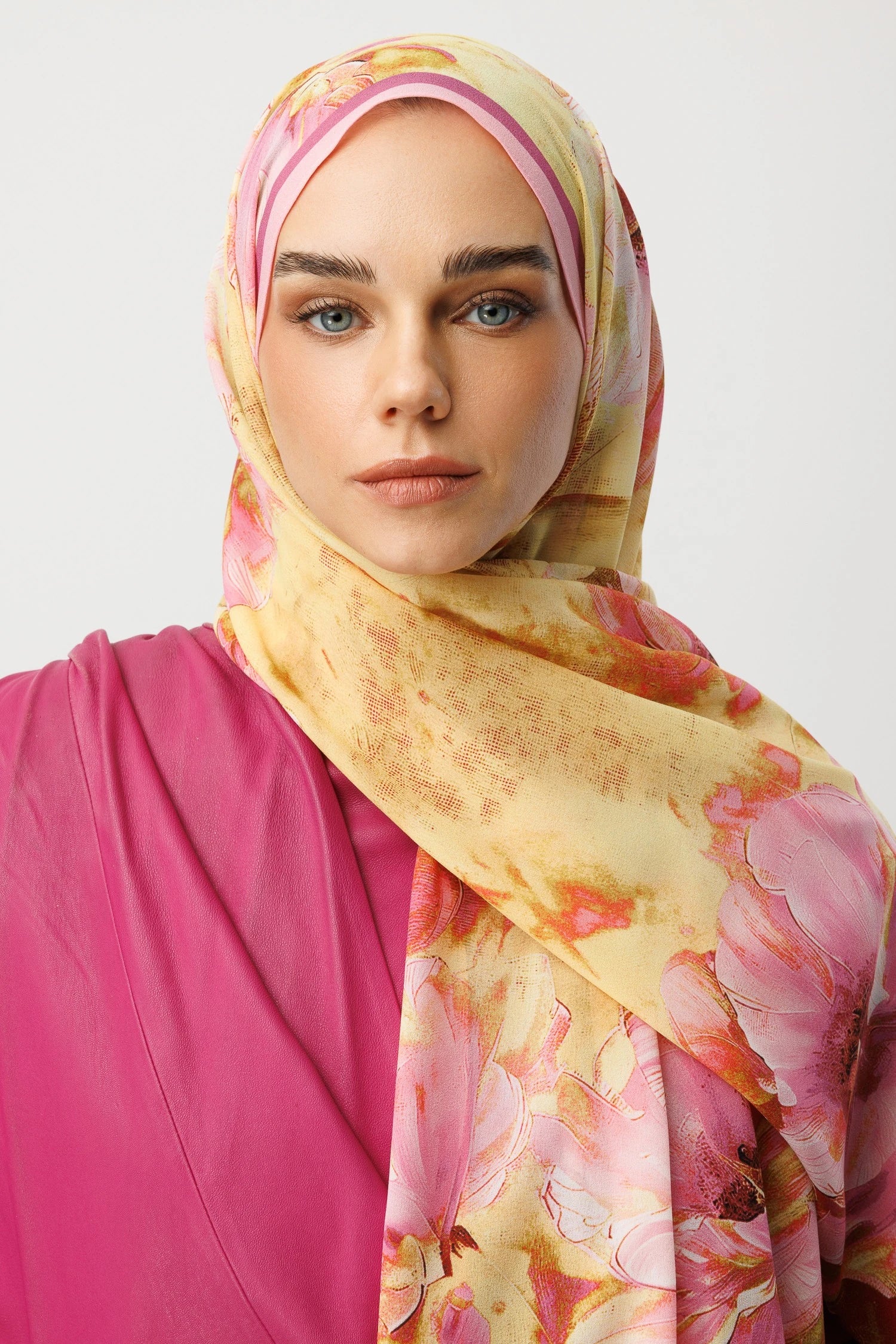 Rose Desen Hebei İpek Şal