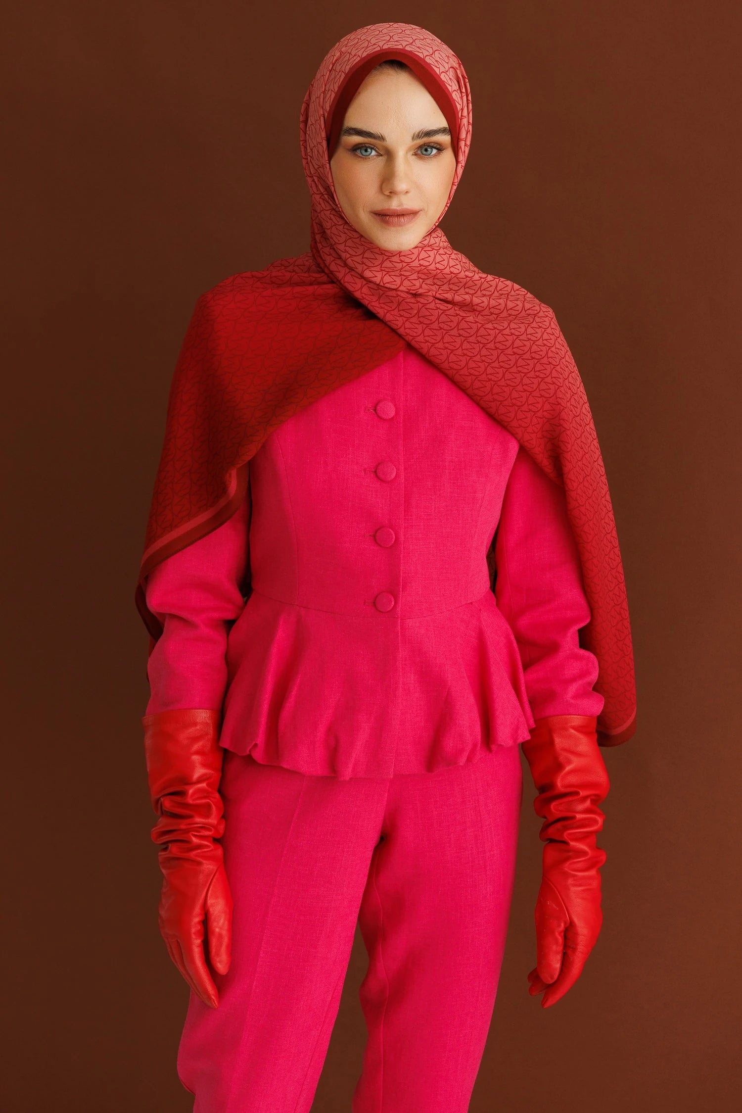 Monogram Hebei İpek Şal