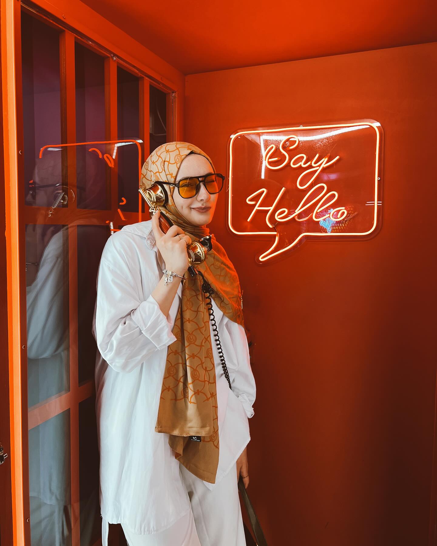 Marrakech Desen Çift Taraflı Şal