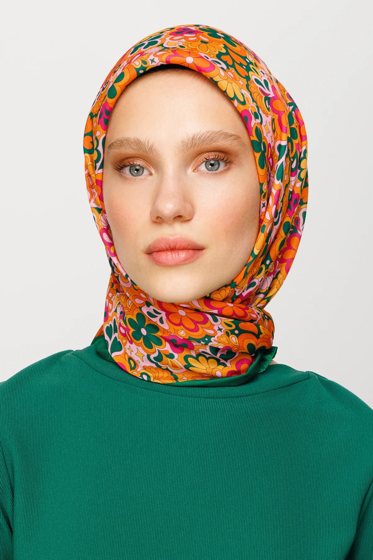 Daisy Desen Dijital Soft Eşarp