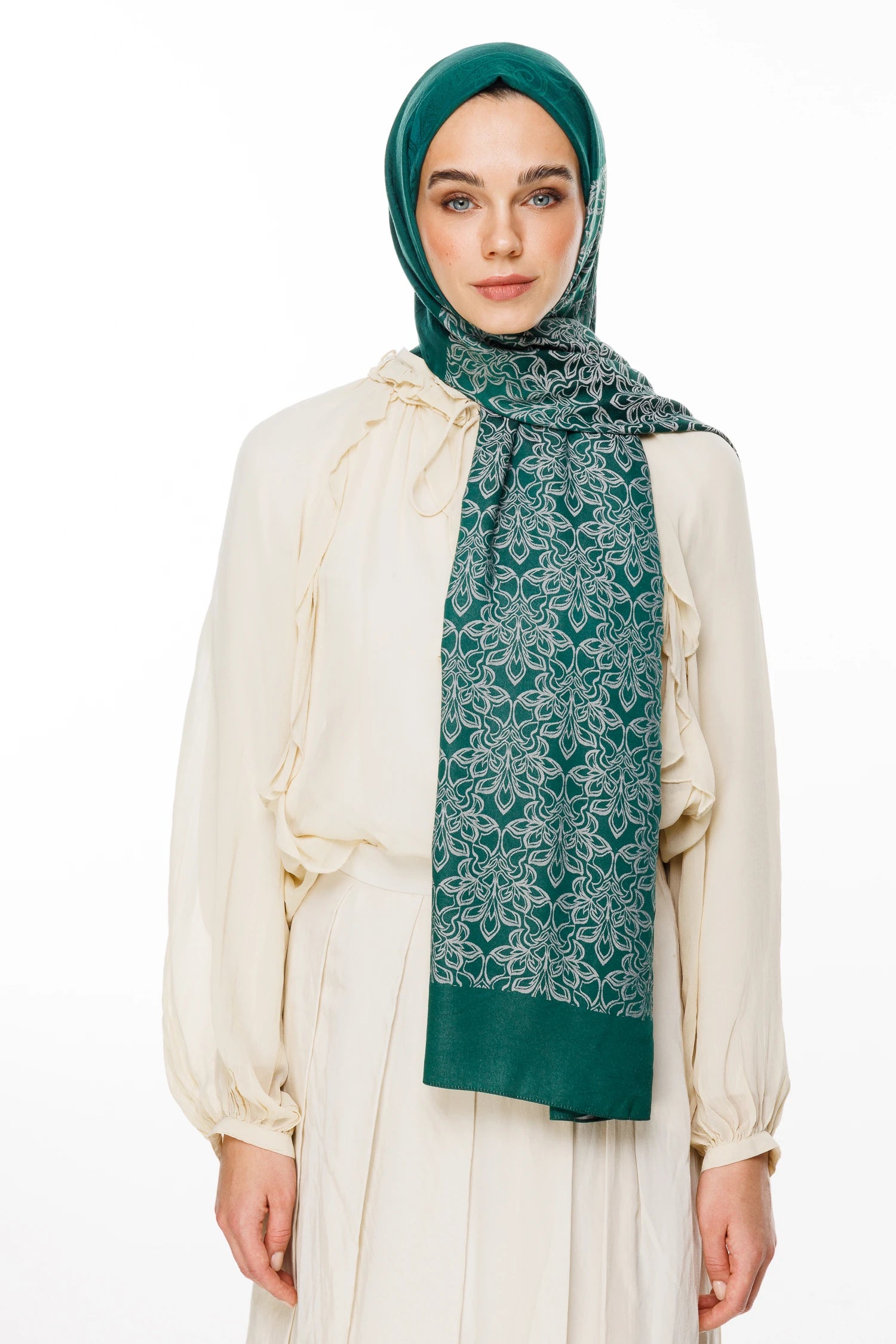 Nora Desen Çift Taraflı Şal