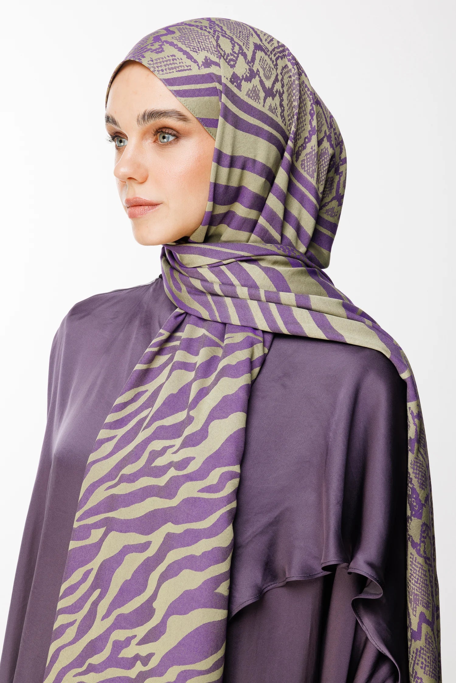 Riad Desen Çift Taraflı Şal