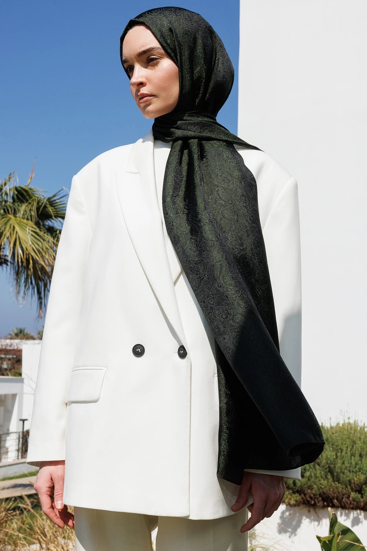 Moren Desen Shine Line Şal