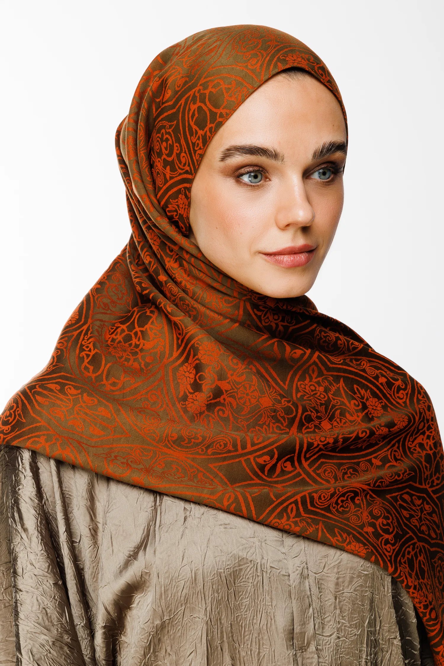 Morocco Desen Çift Taraflı Şal